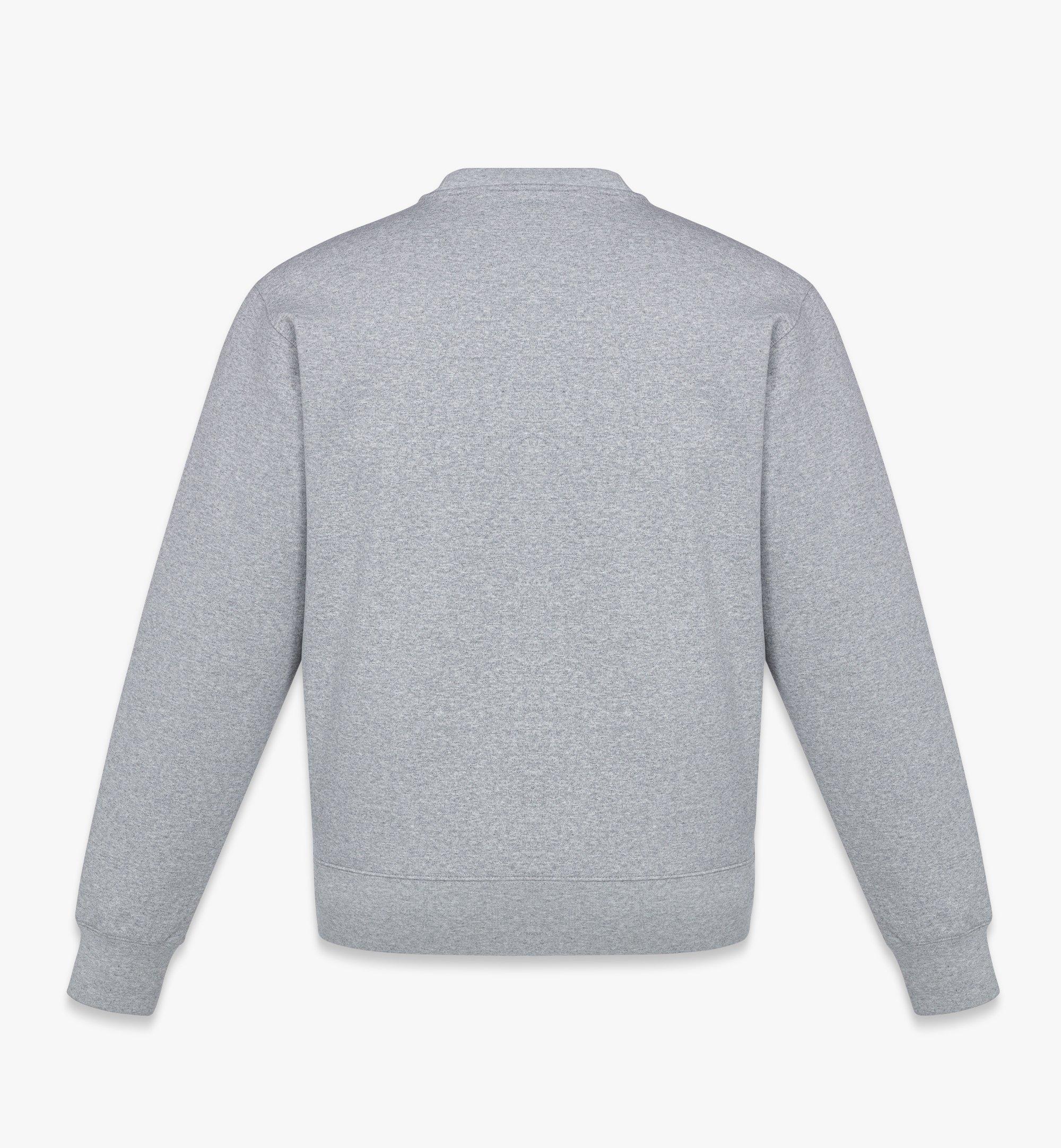 MCM Essential Laurel Ponte Sweatshirt Grey MHAESBC01ET00S Alternate View 1