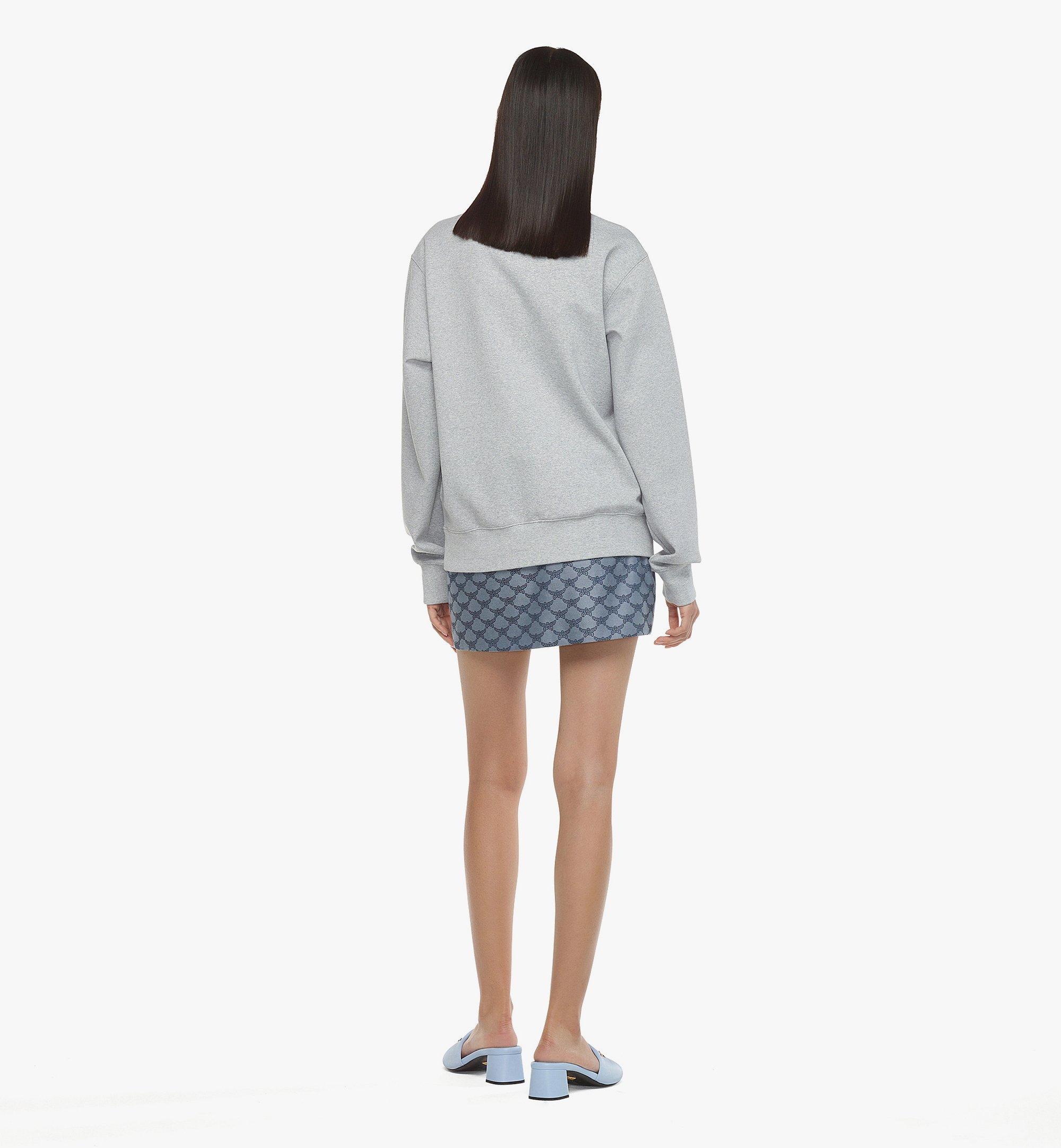 MCM Sweatshirt aus Romanit mit Lorbeerlogo Grey MHAESBC01ET0XL Noch mehr sehen 3