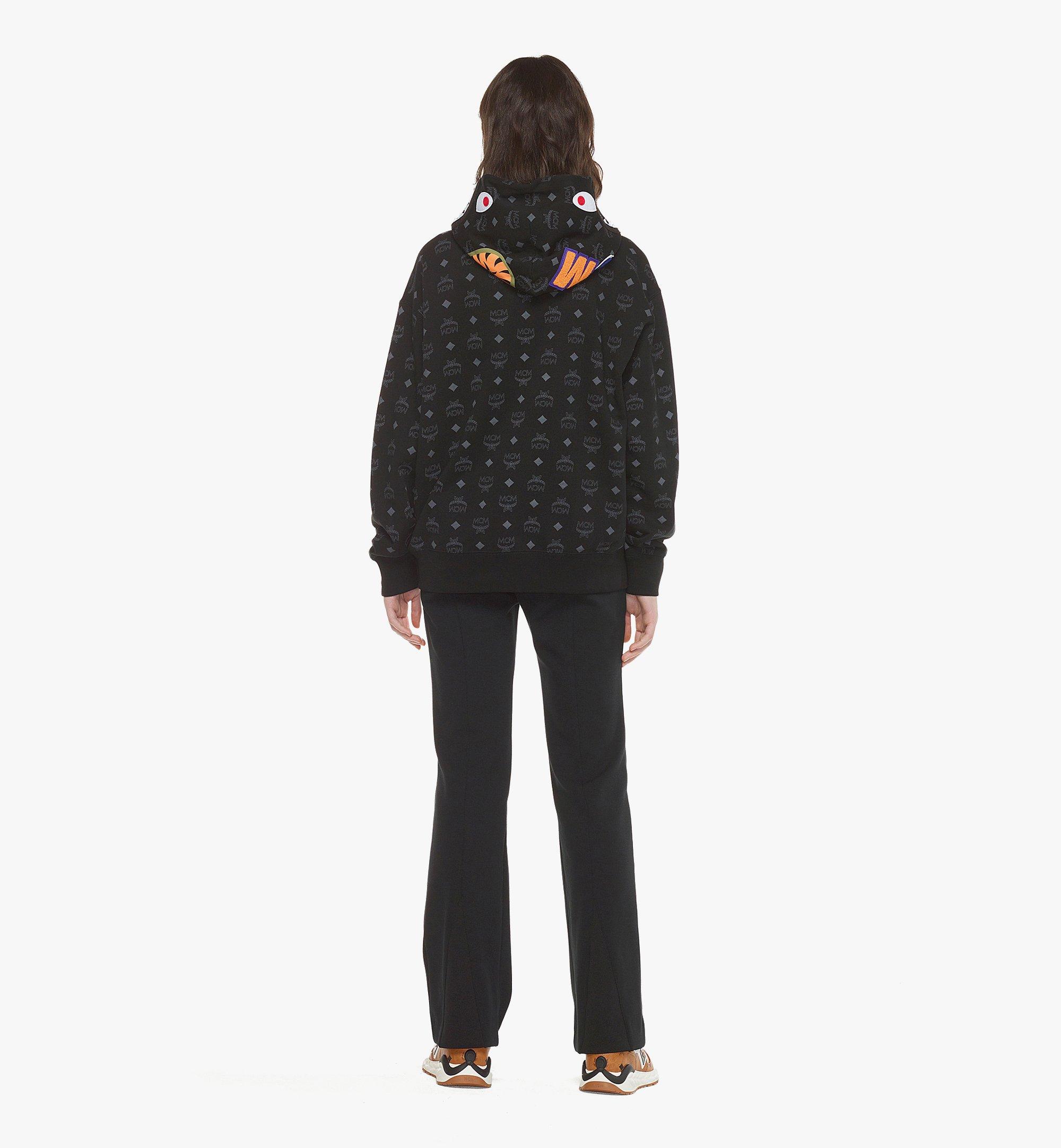 Large MCM x BAPE Monogram Shark Hoodie Black | MCM ®CA