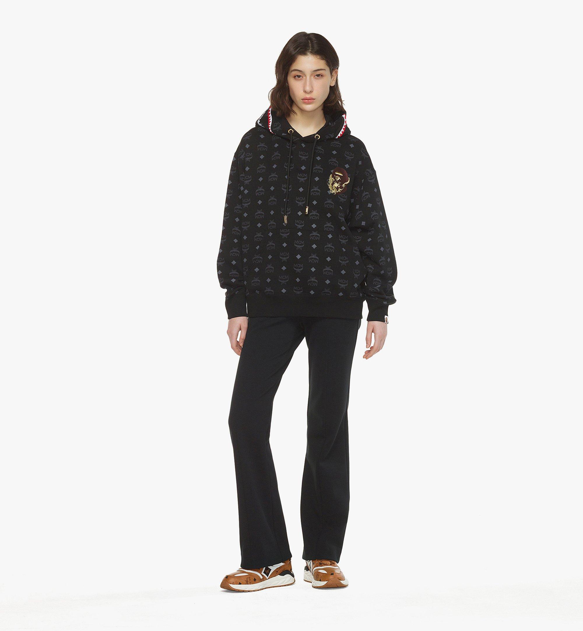 MCM MCM x BAPE经典花纹鲨鱼连帽衫 Black MHAESMM10BK0XL 更多视角 2