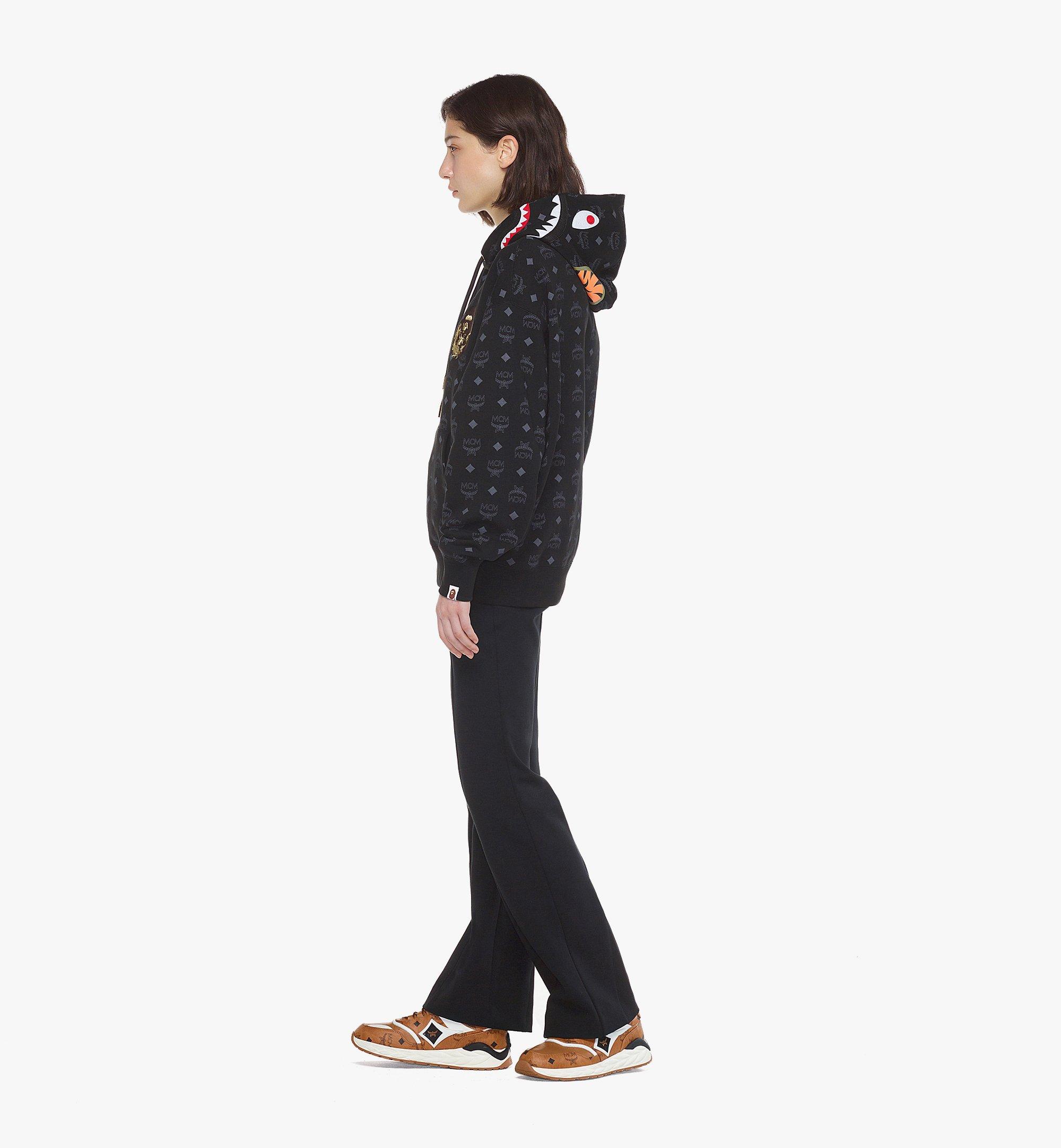 MCM MCM x BAPE经典花纹鲨鱼连帽衫 Black MHAESMM10BK0XL 更多视角 2