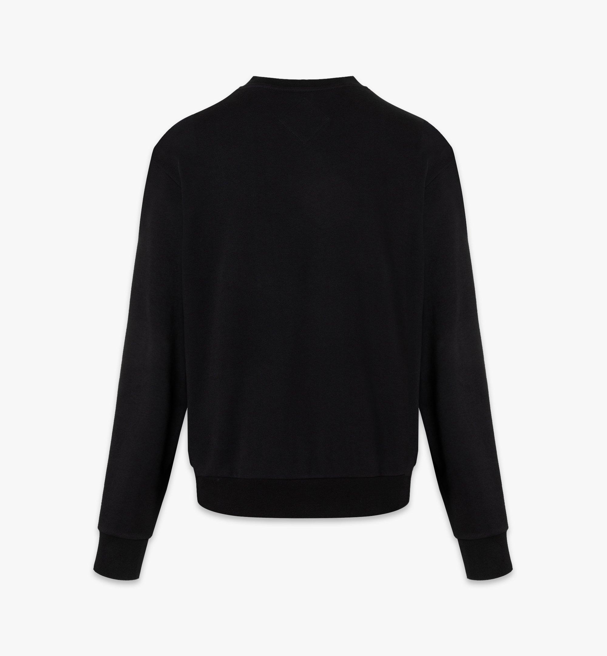 MCM Classic Logo Sweatshirt in Organic Cotton Black MHAFSMM02BK00M Alternate View 1