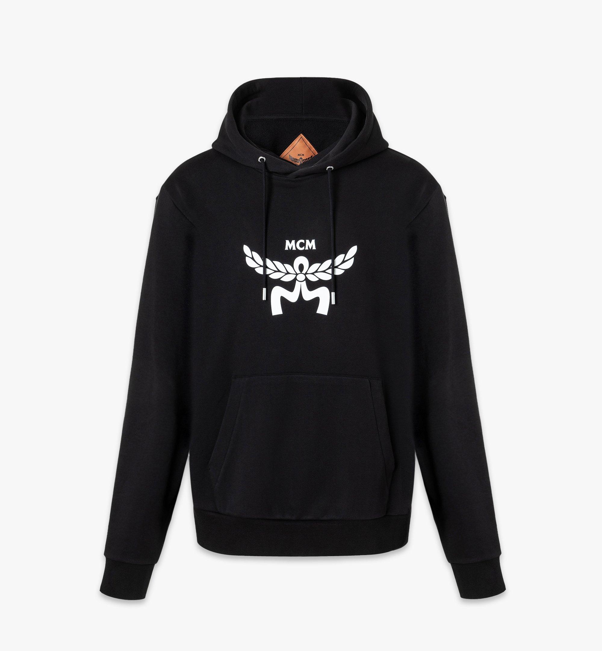 MCM Klassischer Logo-Hoodie aus Bio-Baumwolle Black MHAFSMM03BK00S Noch mehr sehen 1