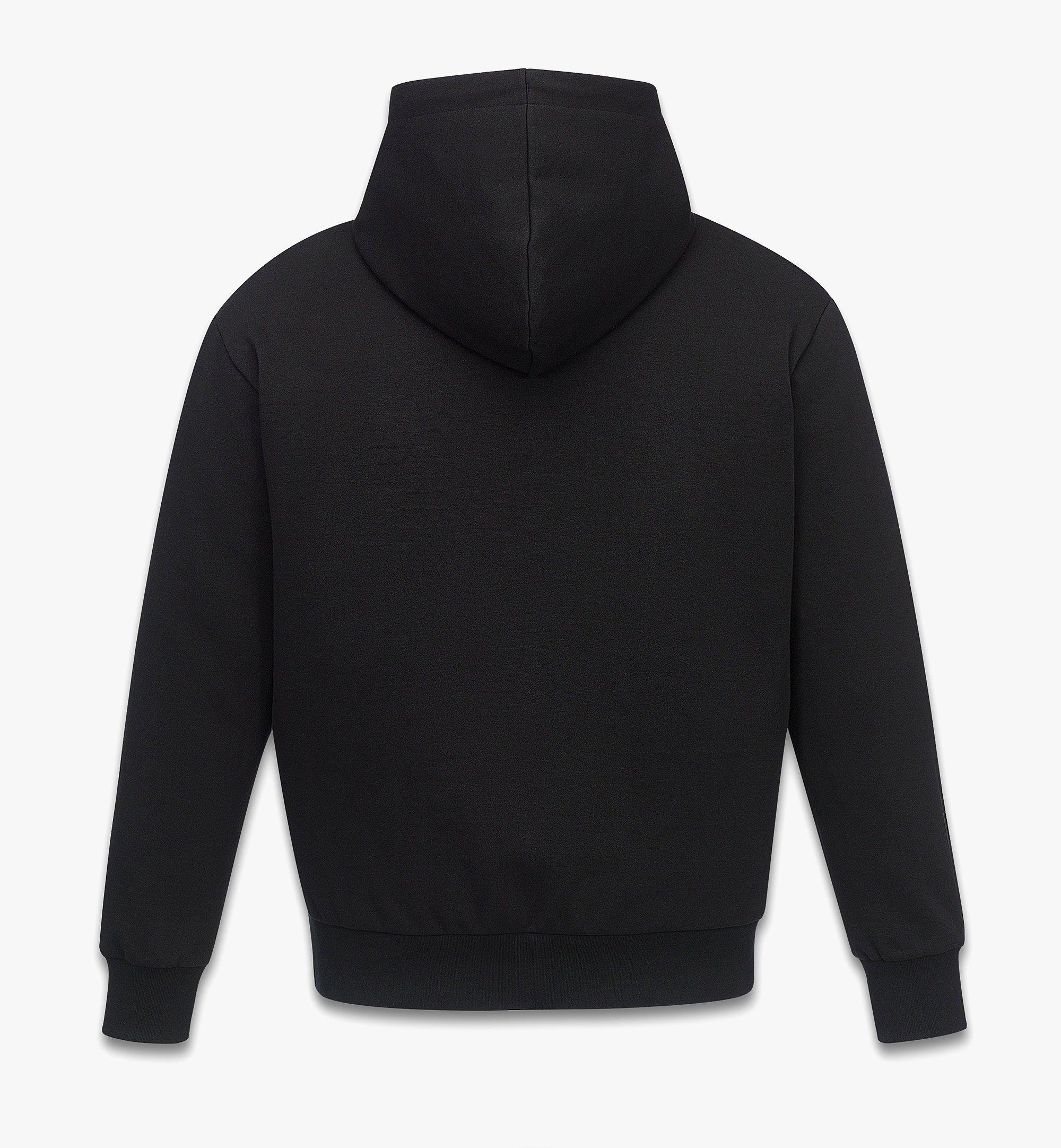 MCM Essential Logo Patch Ponte Hoodie Black MHAGSBC01BK00L Alternate View 1