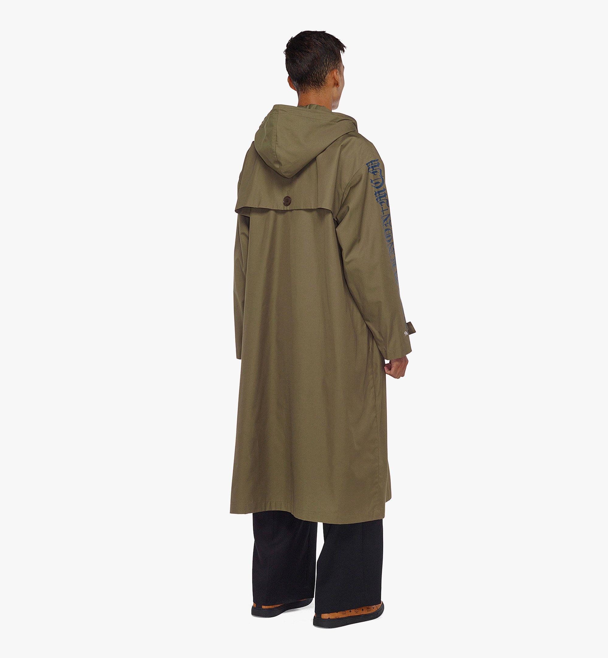 MCM Men’s PHENOMENON+MCM Hooded Long Coat in Gabardine Beige MHCCAJP01IY00M Alternate View 2