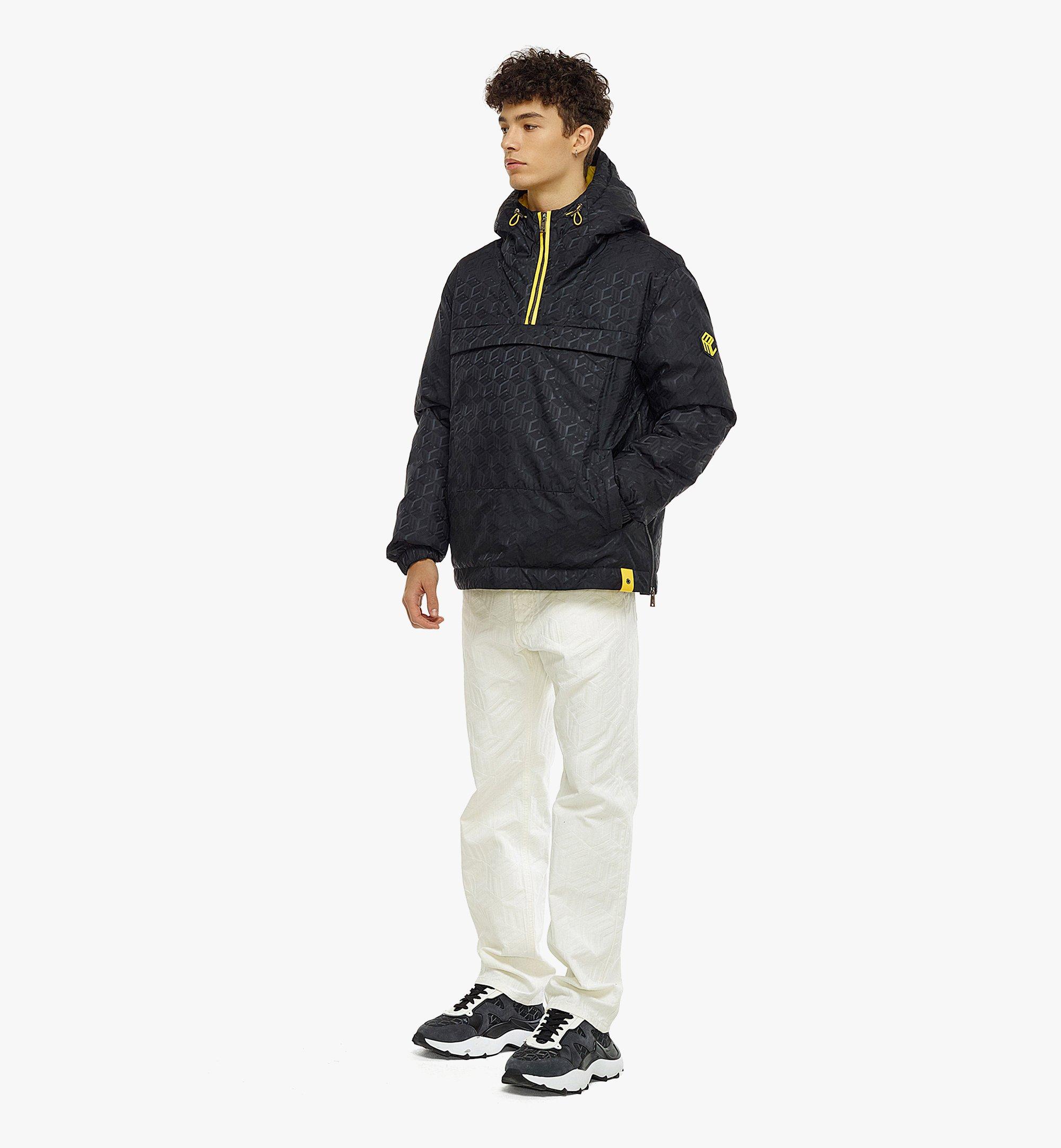 MCM Men’s Après-Ski Cubic Monogram Parka in ECONYL® Black MHCCSSX01BK2XL 更多视角 2