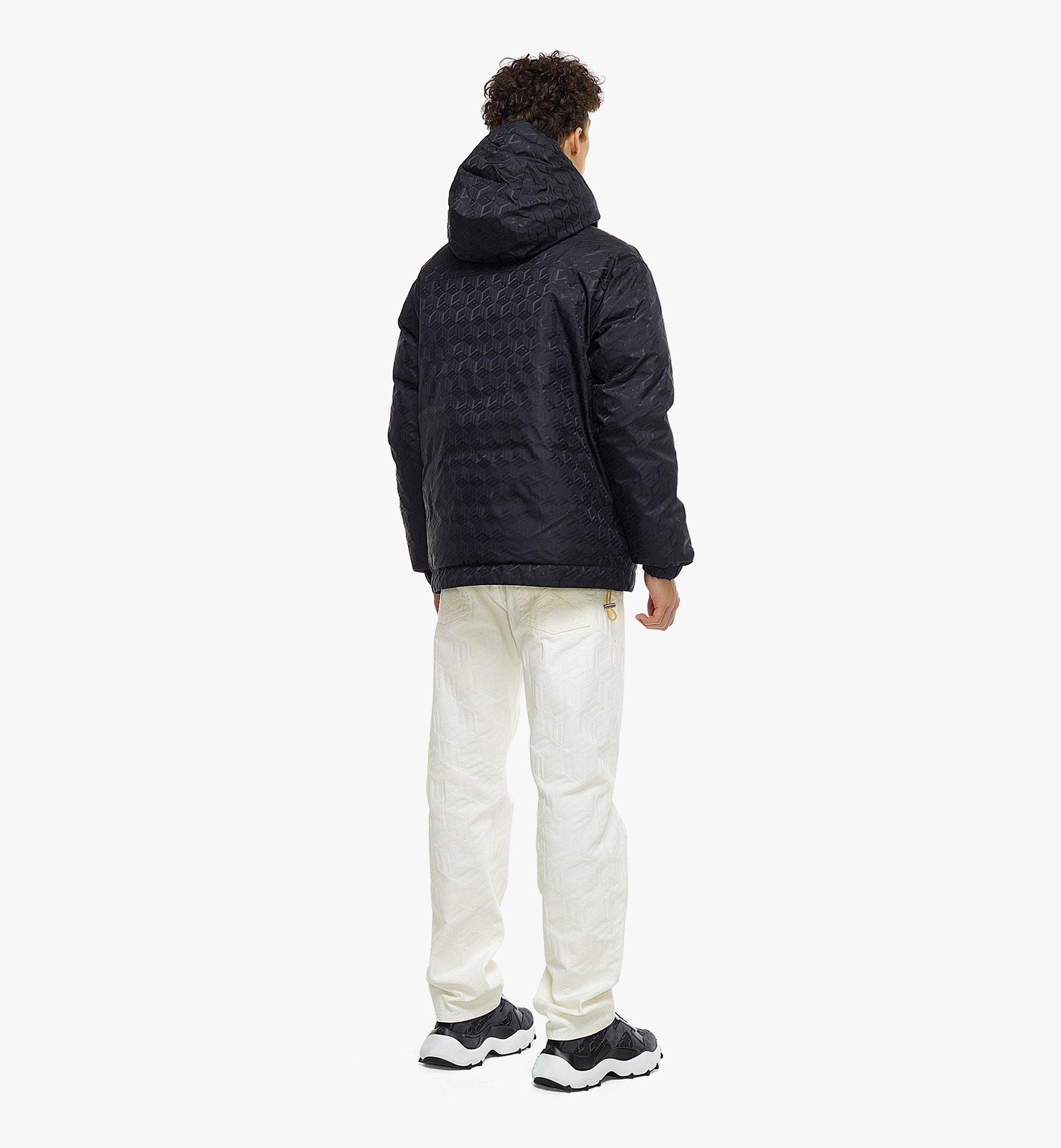 MCM Men’s Après-Ski Cubic Monogram Parka in ECONYL® Black MHCCSSX01BK2XL 更多视角 2