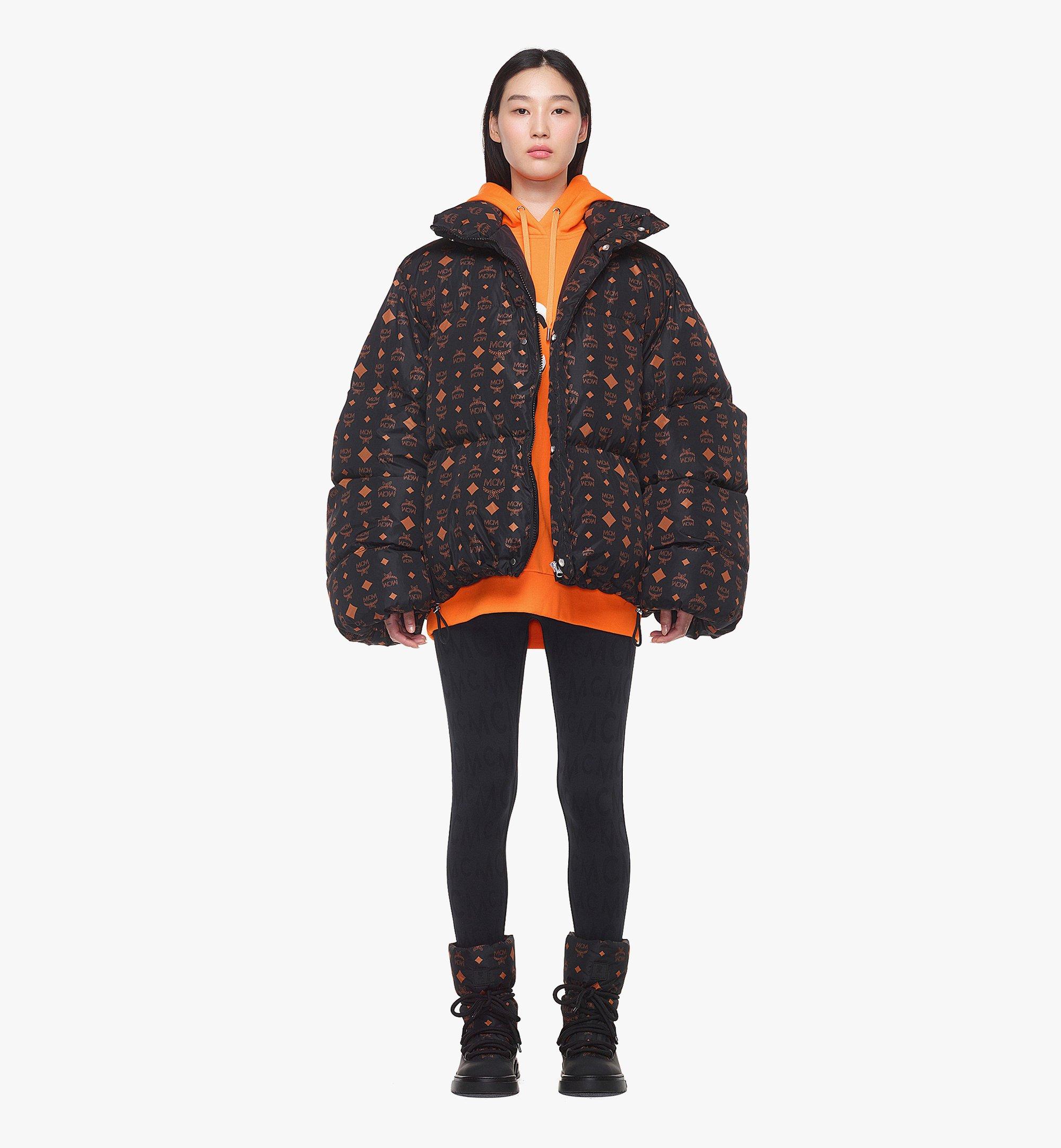 Monogram Print Puffer Jacket in Regenerated Nylon