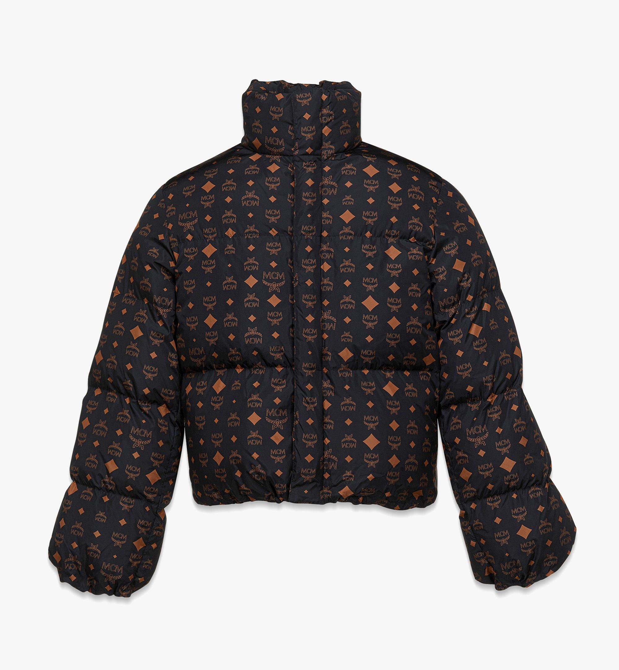 X-Large Monogram Print Puffer Jacket in Regenerated Nylon Black  