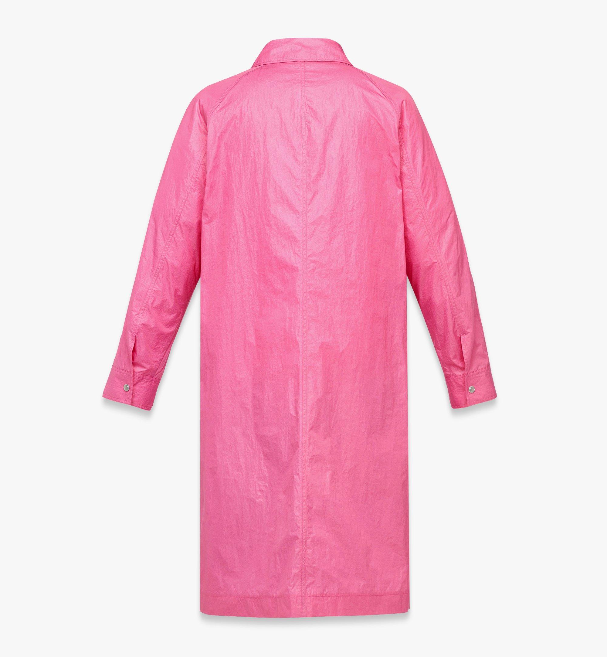 MCM Oversized Coat in Crushed Nylon Pink MHCFSMM01Q100L Alternate View 1