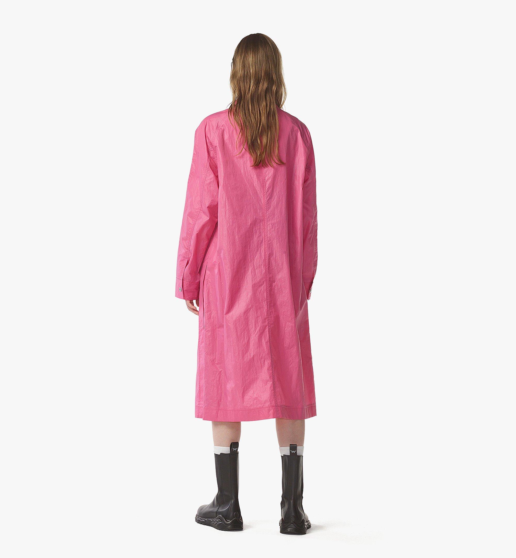 MCM Oversized Coat in Crushed Nylon Pink MHCFSMM01Q100L Alternate View 3