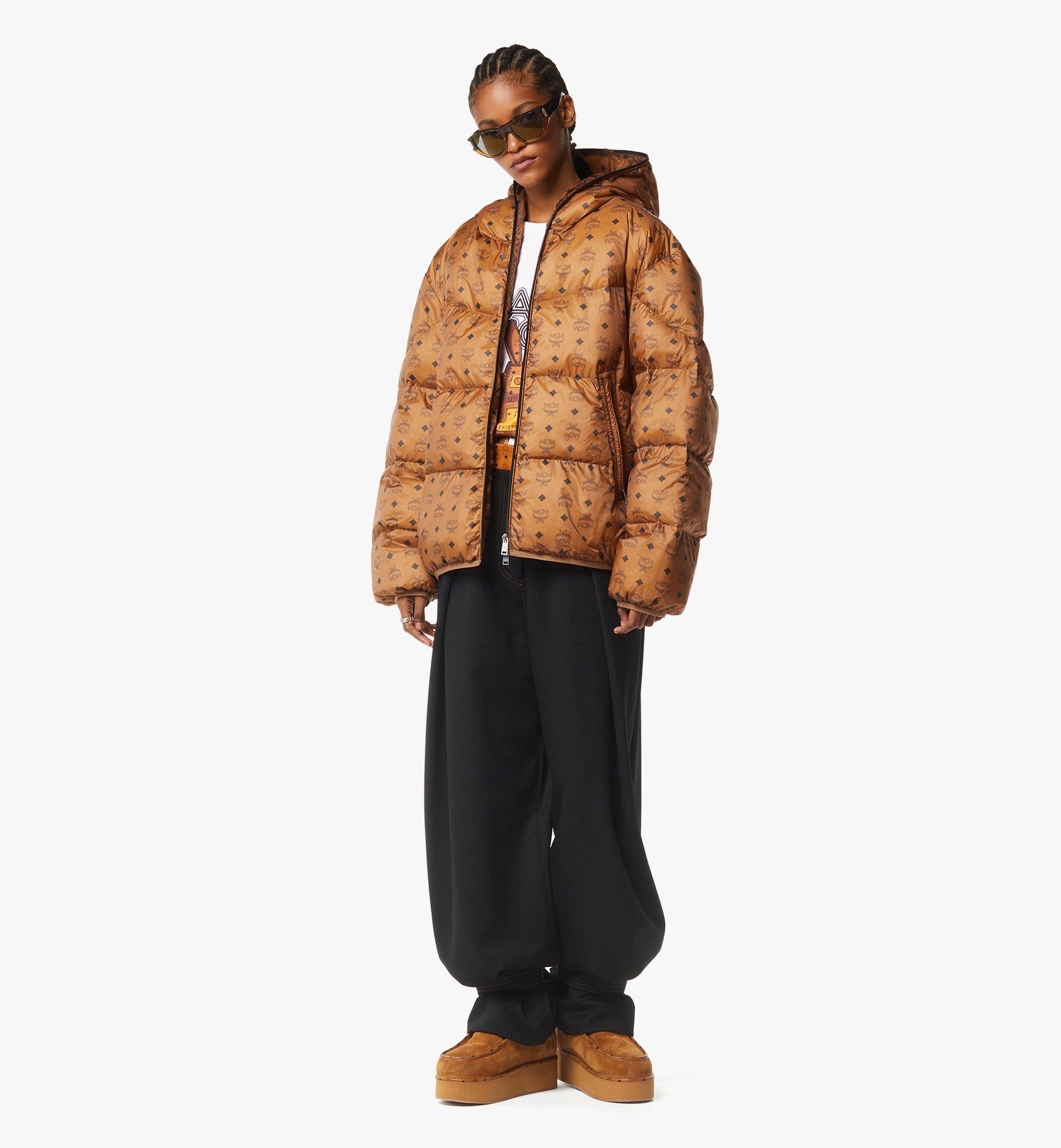 Large Monogram Ripstop Nylon Parka Cognac | MCM ®US