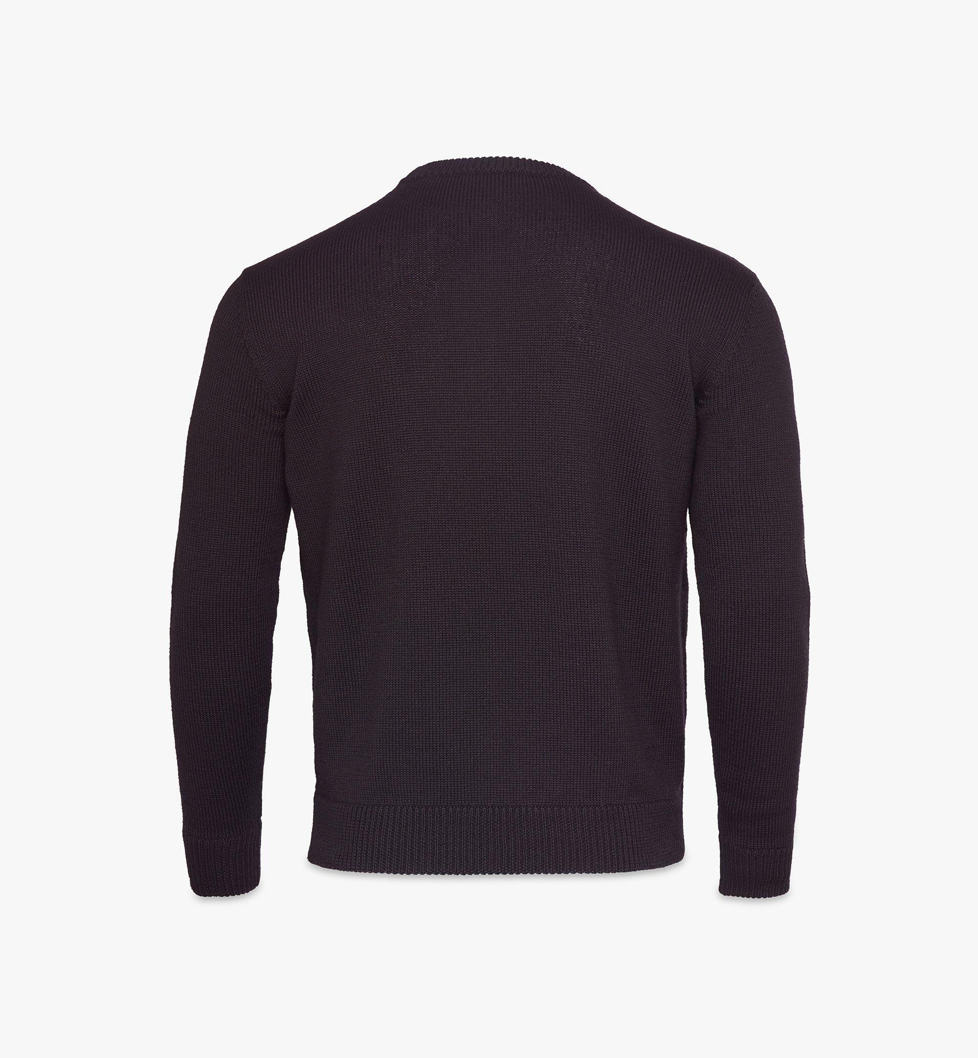 Small Men's Brushed Logo Wool Sweater Black | MCM ®US