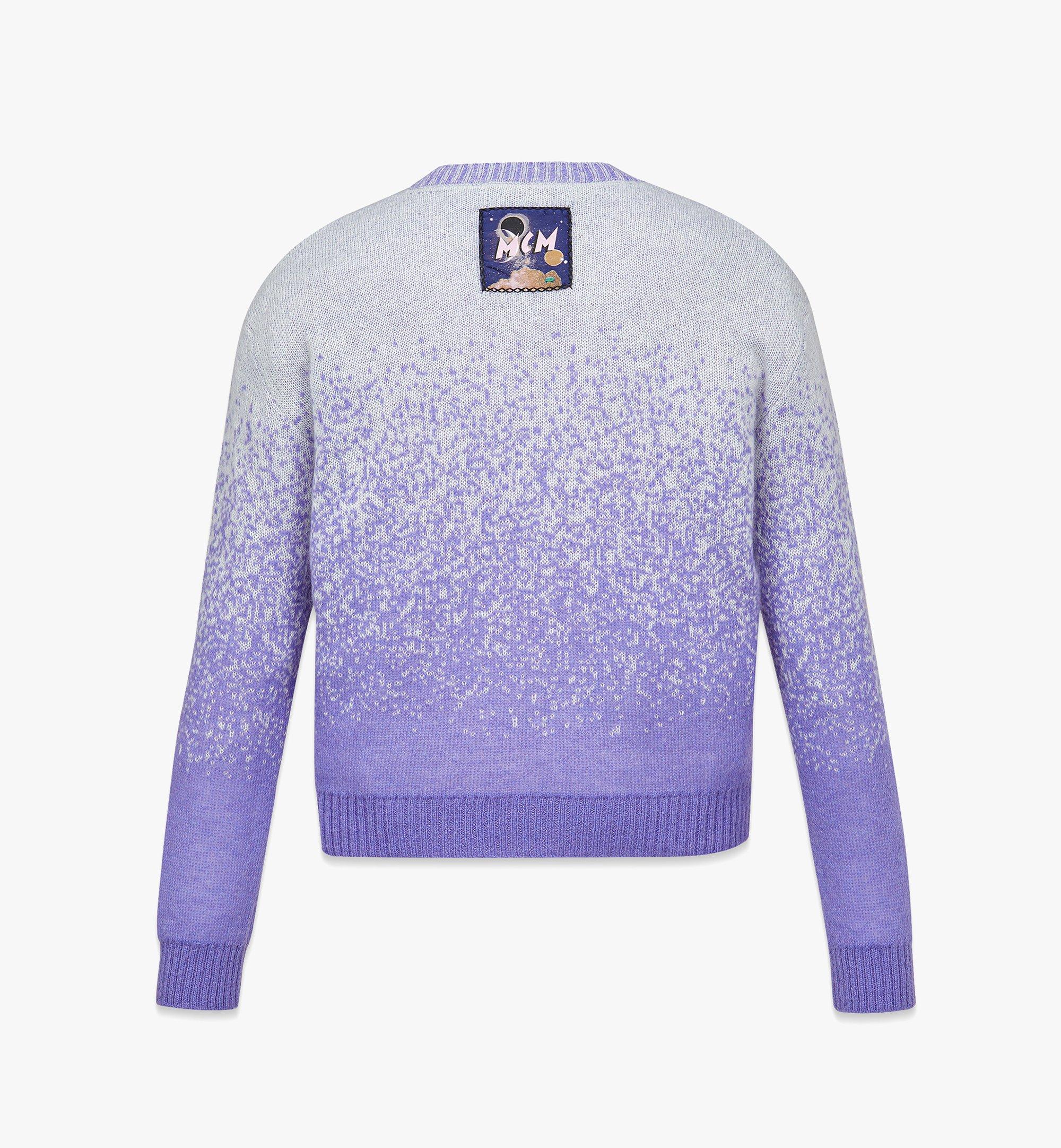 MCM ジャカードセーター - グラデーションモヘア Purple MHEDAMM02U40XL ほかの角度から見る 1