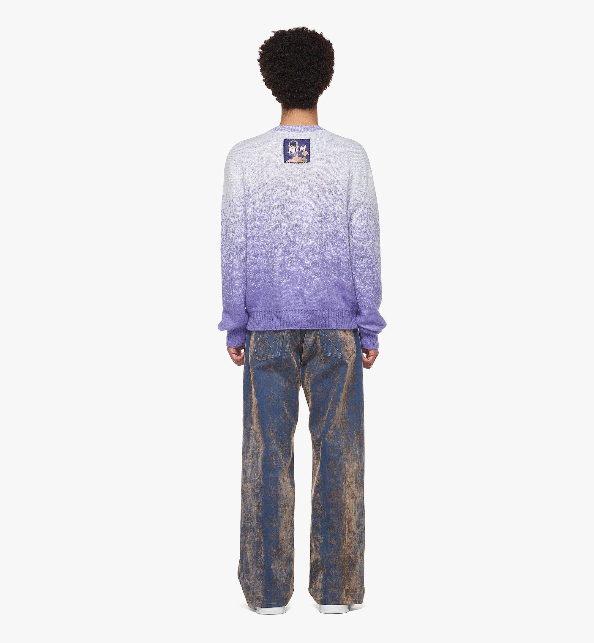 MCM ジャカードセーター - グラデーションモヘア Purple MHEDAMM02U40XL ほかの角度から見る 3