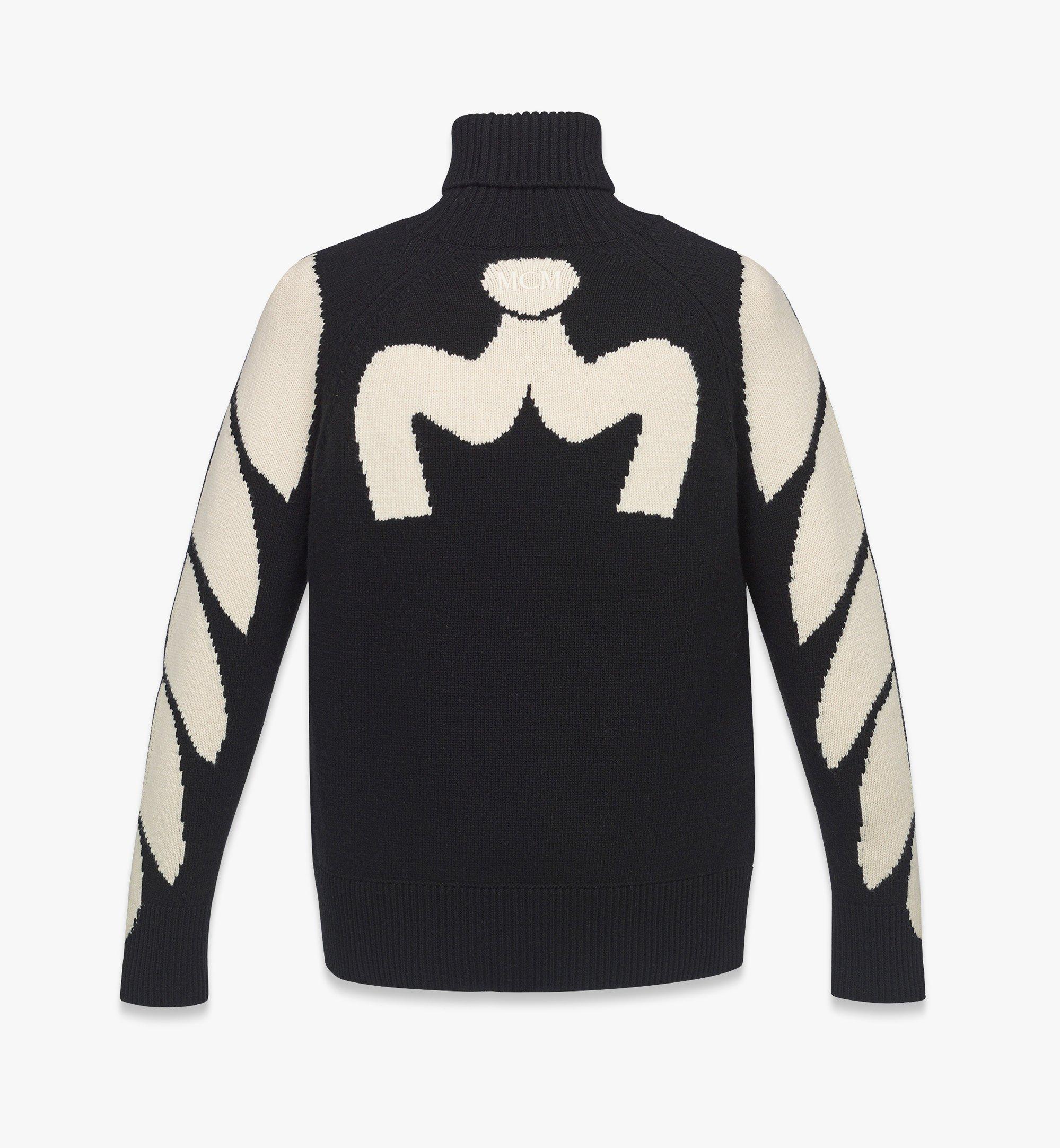 MCM Laurel Turtleneck Sweater Black MHEEAMM01BK00S Alternate View 1