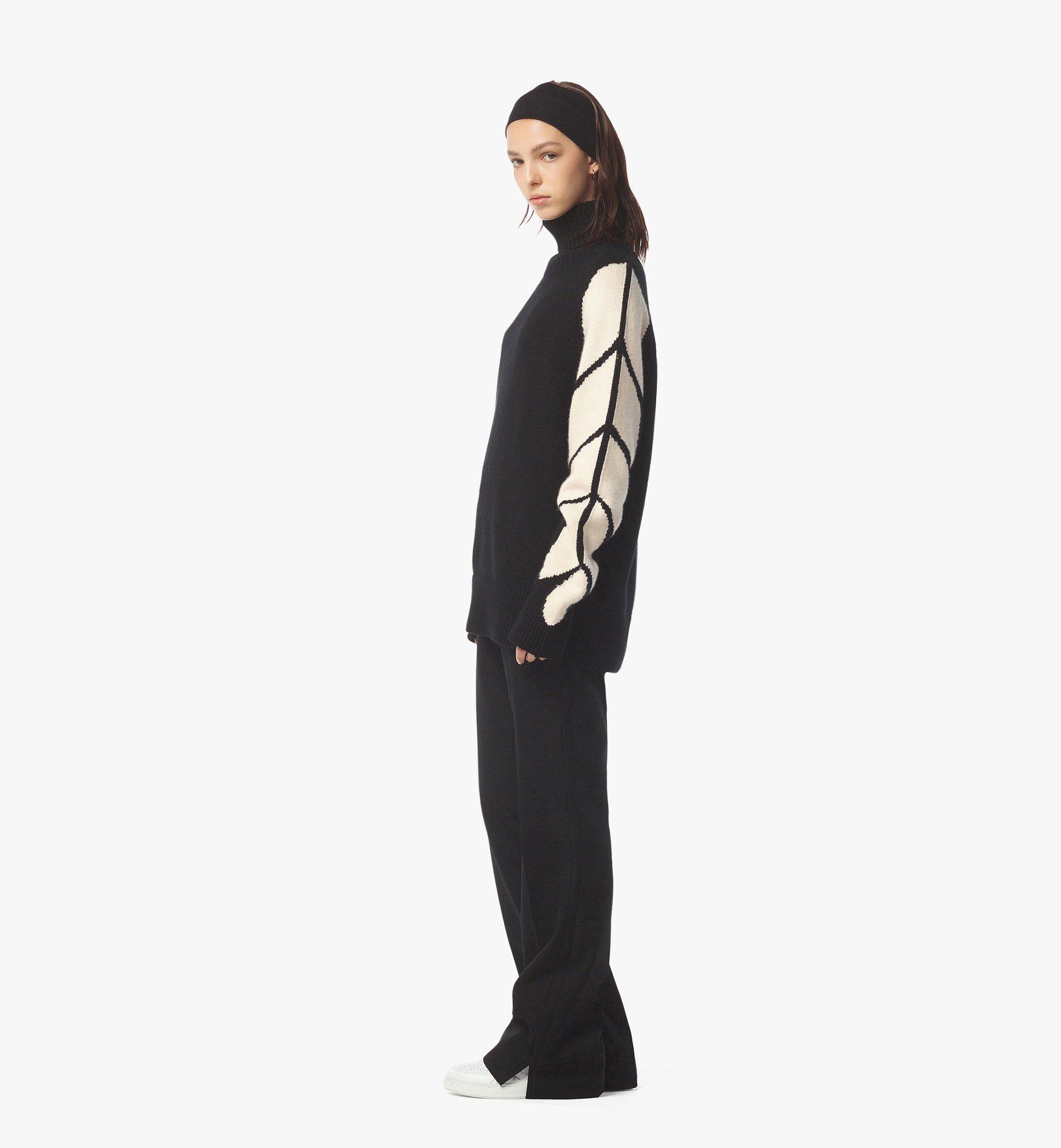 MCM Laurel Turtleneck Sweater Black MHEEAMM01BK00S Alternate View 3