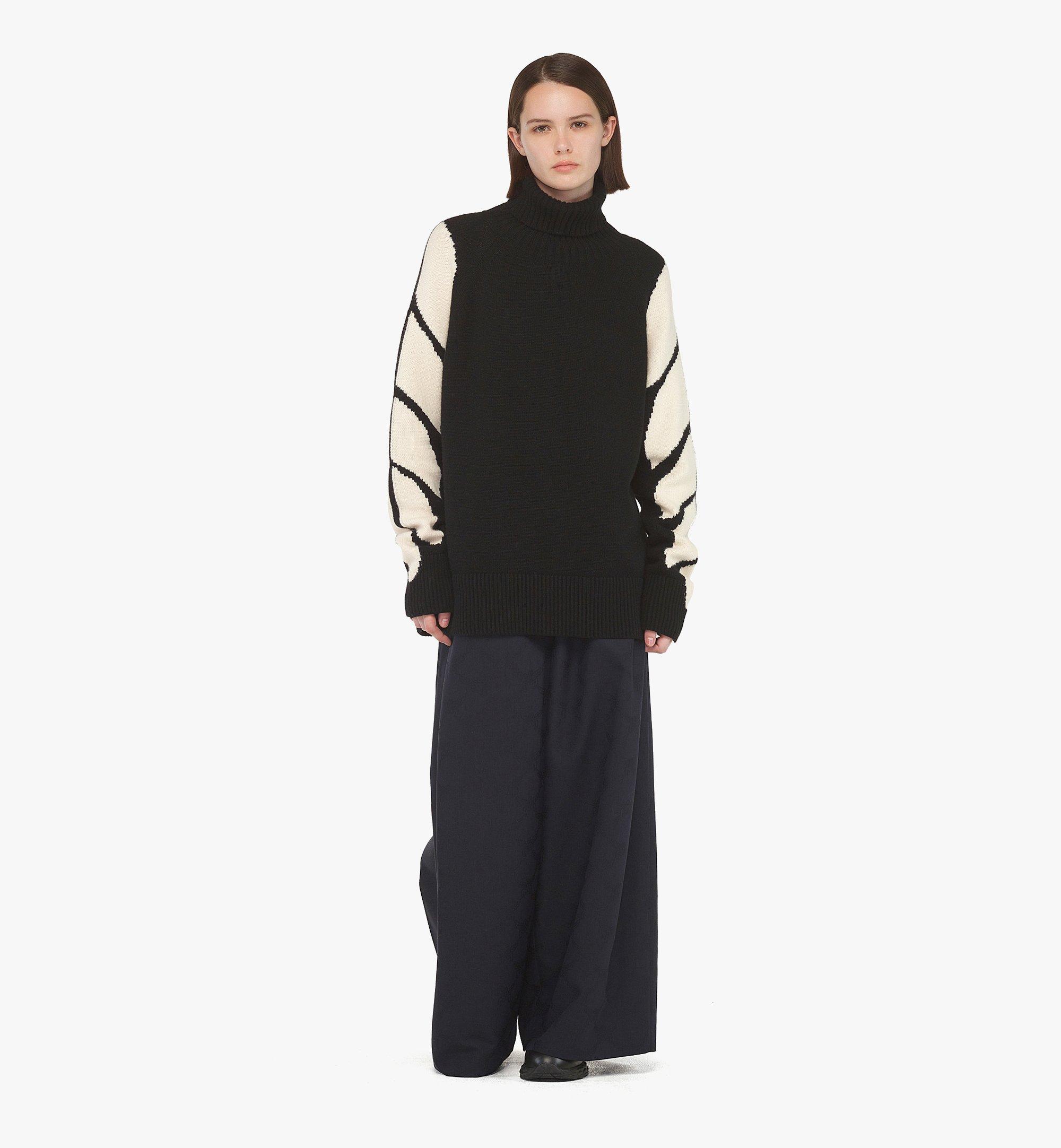 MCM Laurel Turtleneck Sweater Black MHEEAMM01BK00S Alternate View 4