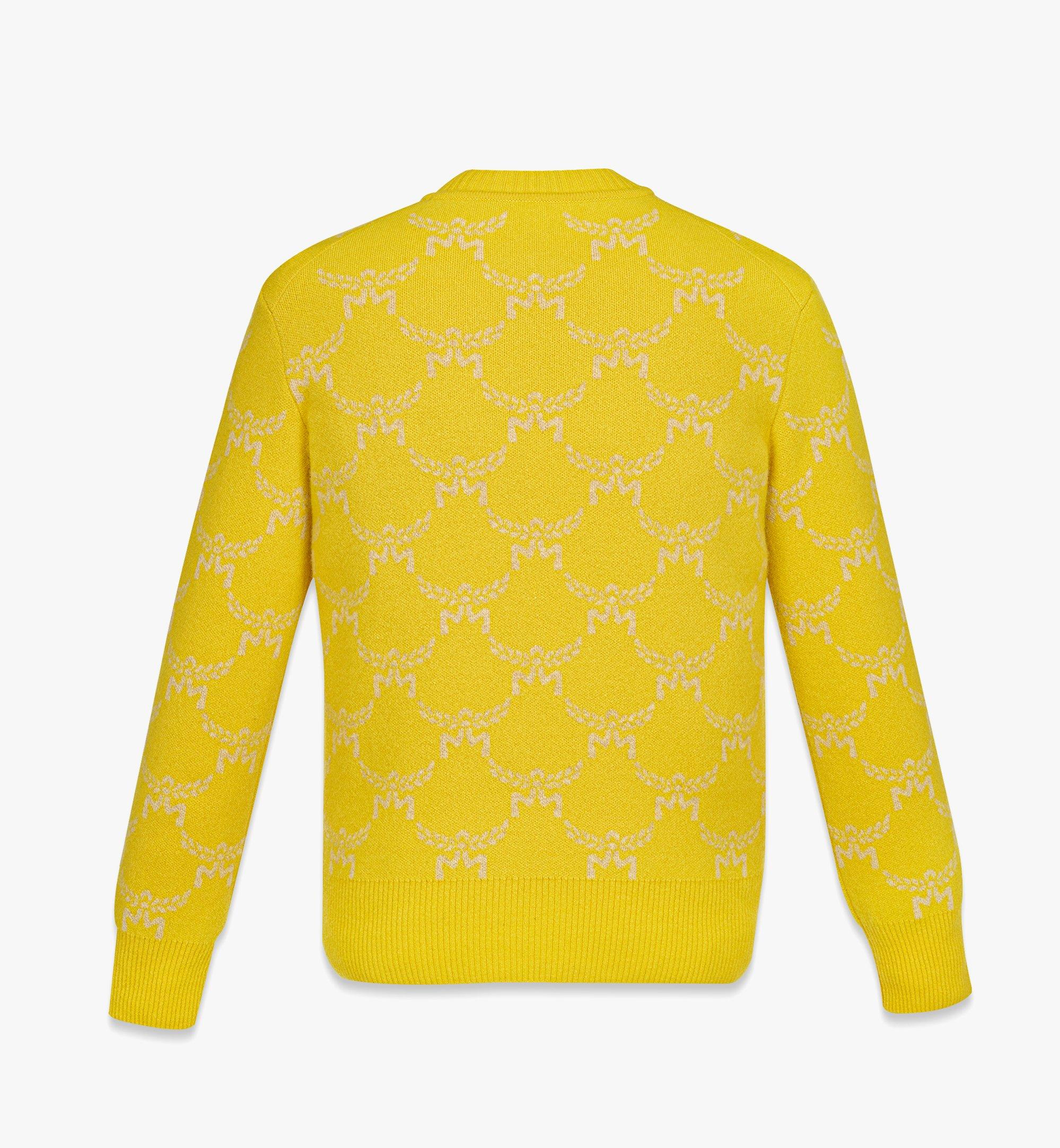 MCM 羊毛與再生羊絨製 Lauretos 毛衣 Yellow MHEEAMM02Y900M 更多視圖 1