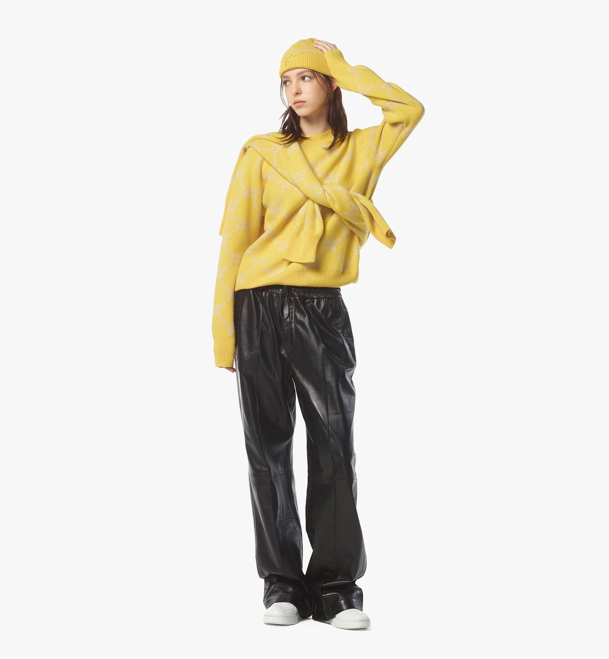 MCM 羊毛與再生羊絨製 Lauretos 毛衣 Yellow MHEEAMM02Y900M 更多視圖 2