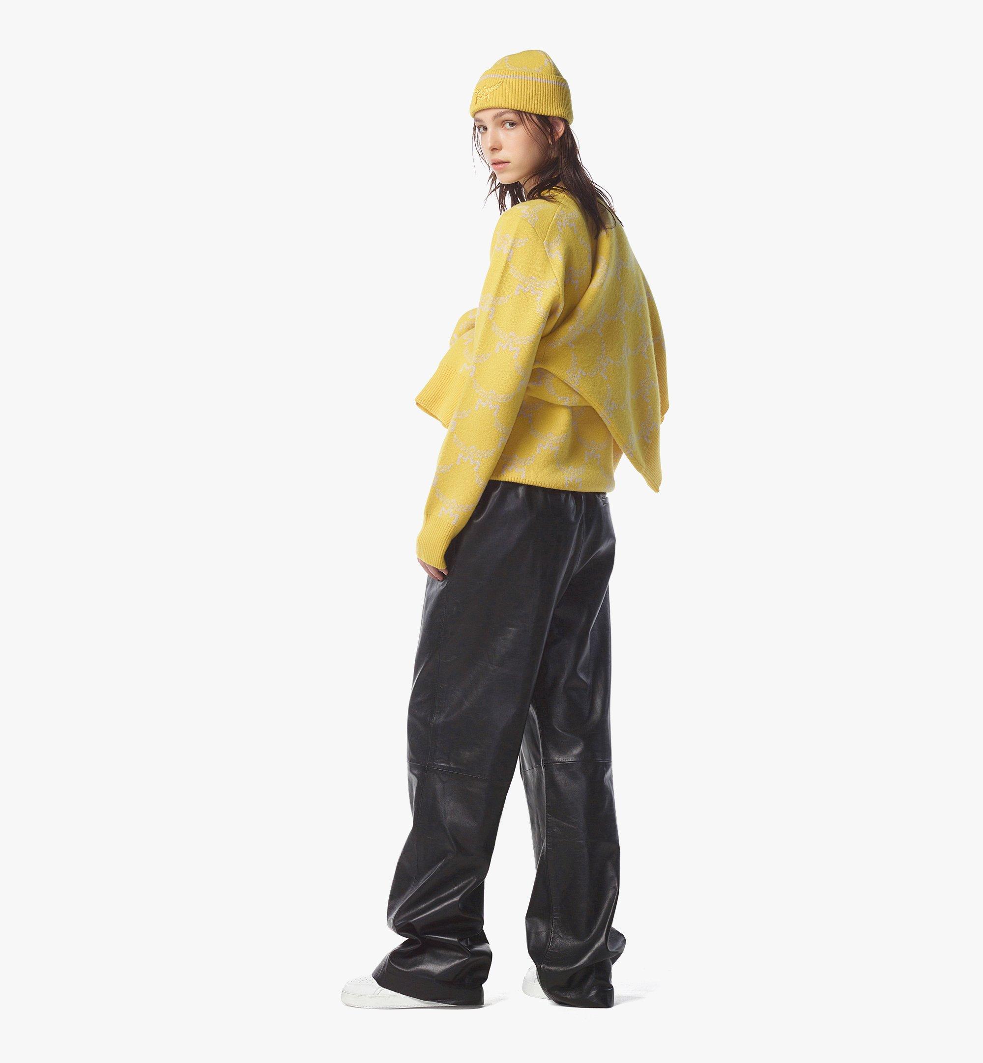 MCM 羊毛與再生羊絨製 Lauretos 毛衣 Yellow MHEEAMM02Y900M 更多視圖 3