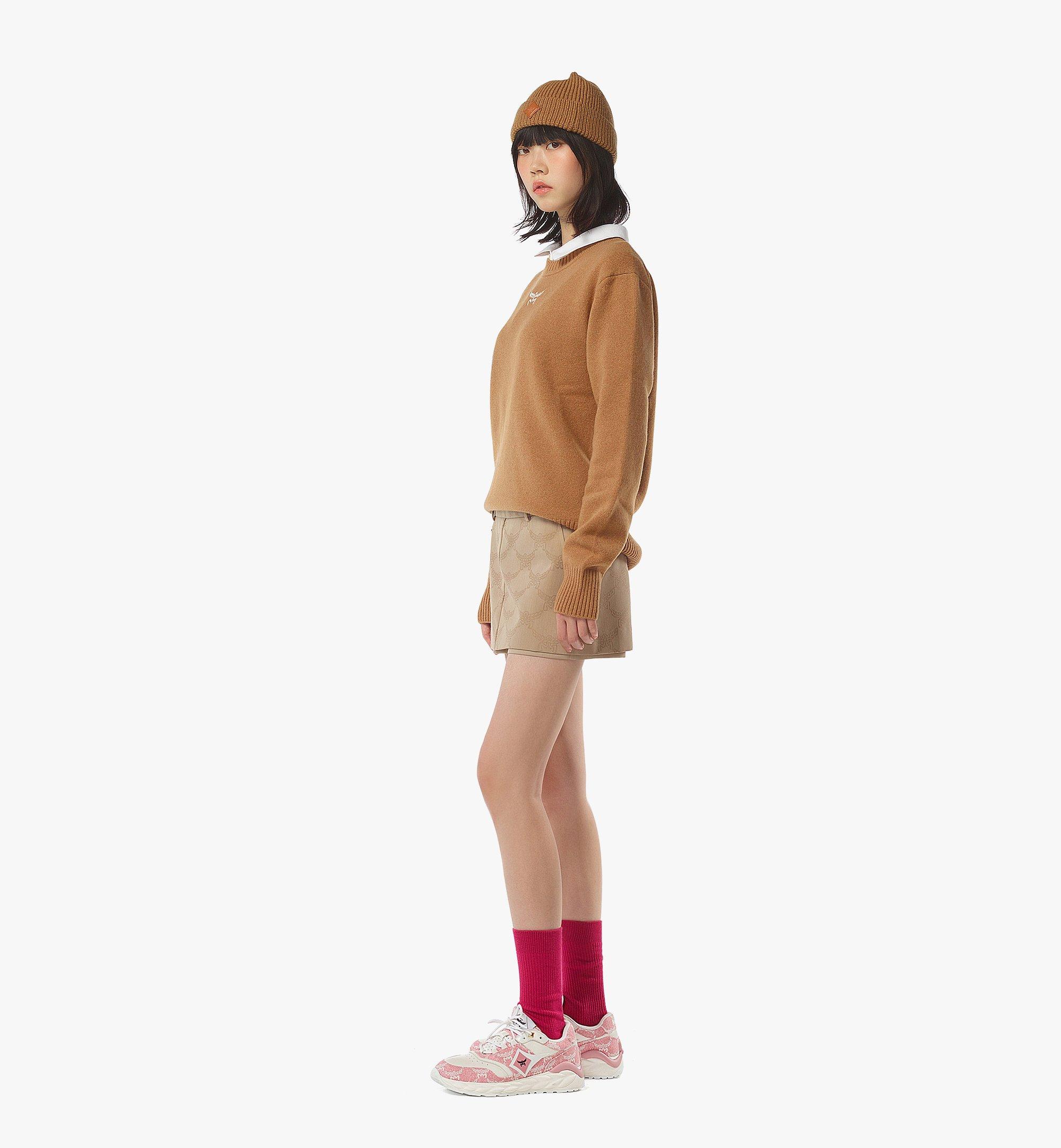 MCM Pullover aus Wolle und recyceltem Kaschmir in Laurel Cognac MHEESMM01CO00S Noch mehr sehen 2