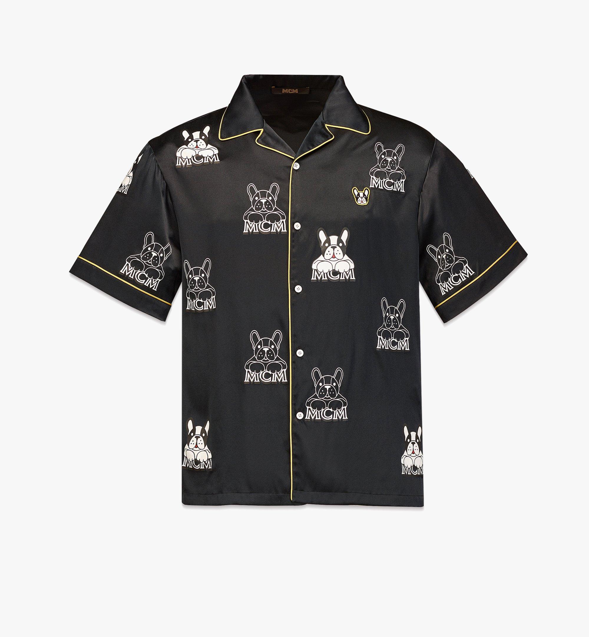 MCM 男士M Pup丝绸衬衫 Black MHHCSSX01BK2XL 更多视角 1