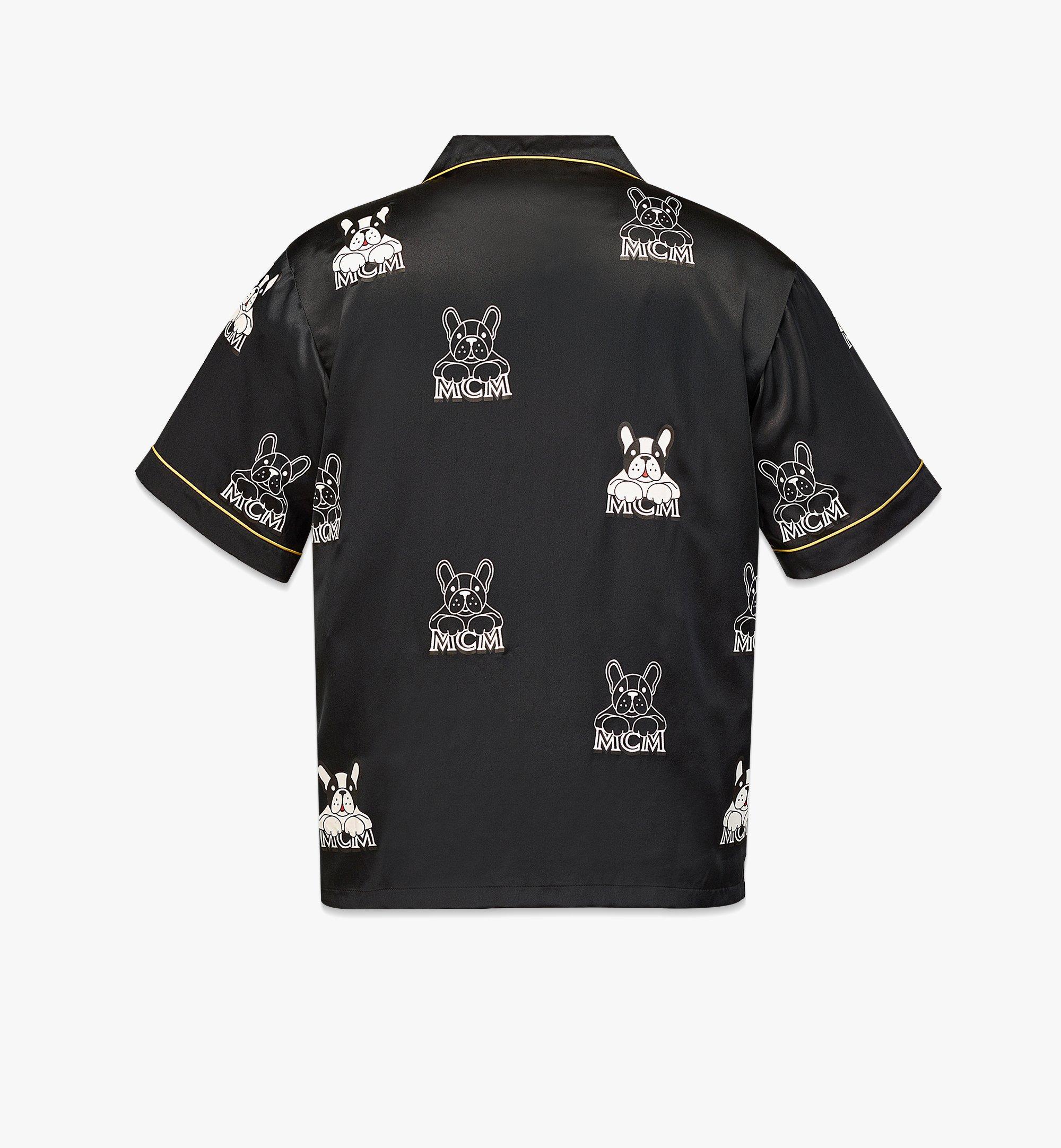 MCM 男士M Pup丝绸衬衫 Black MHHCSSX01BK2XL 更多视角 1
