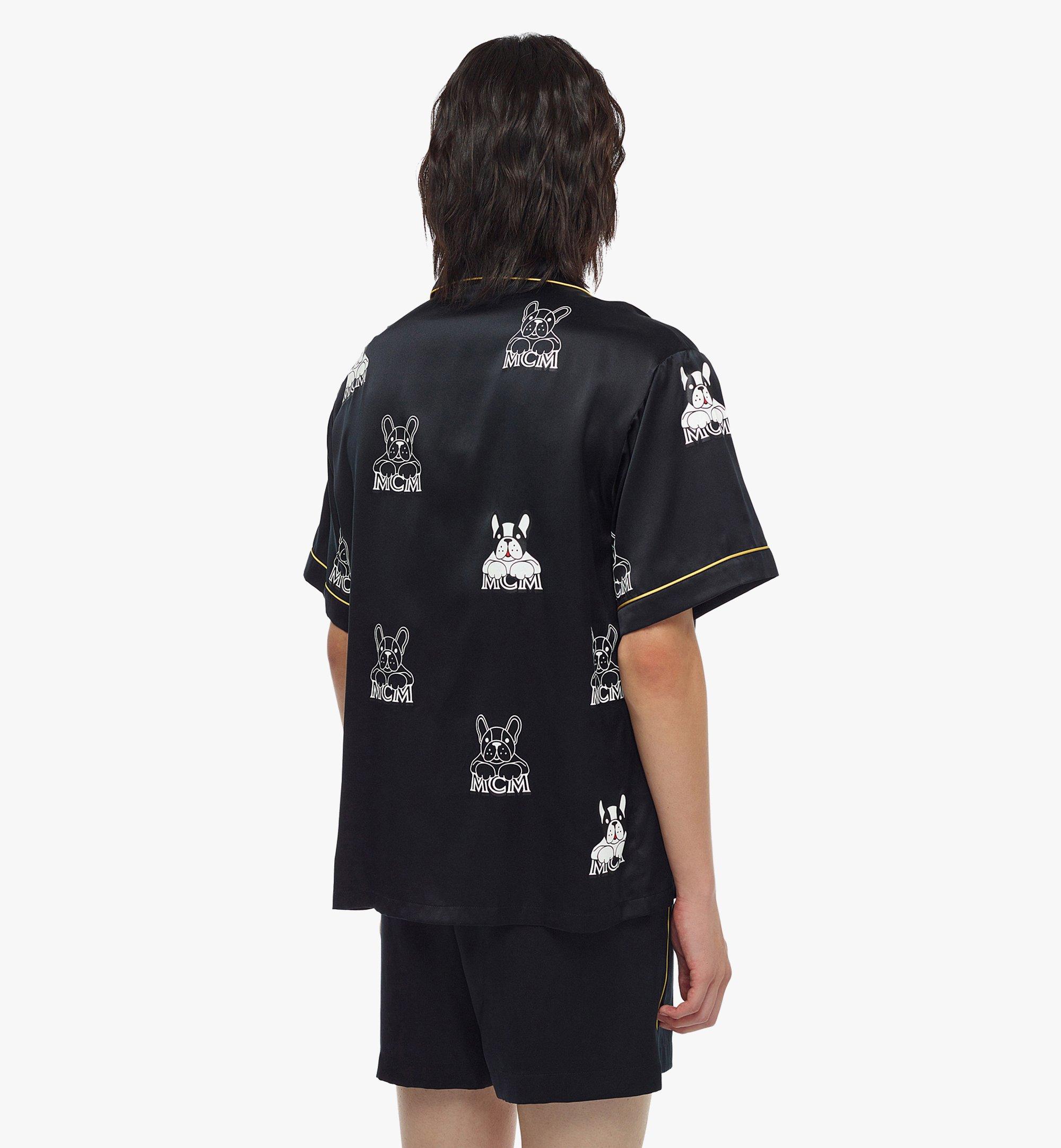 MCM 男士M Pup丝绸衬衫 Black MHHCSSX01BK2XL 更多视角 3