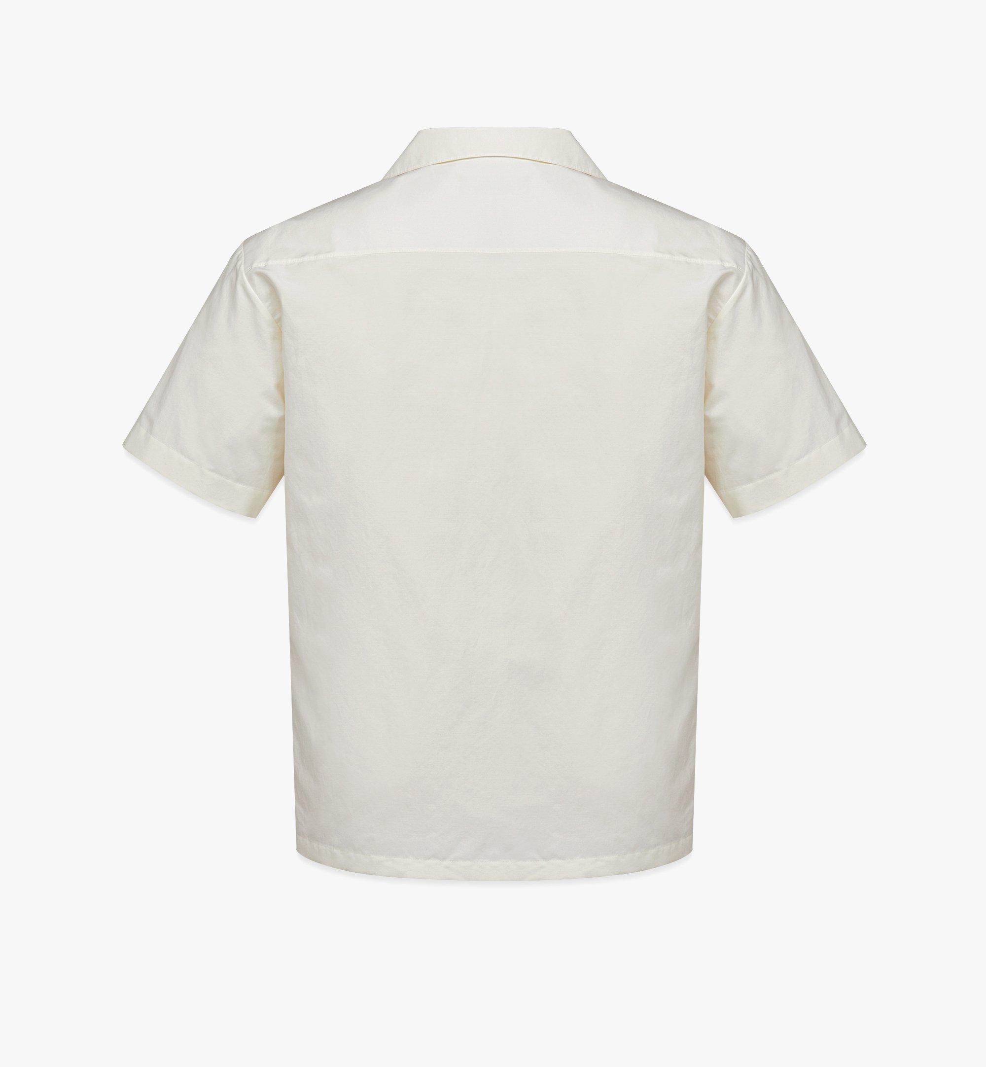MCM Retro Futurism Print Bowling Shirt White MHHDAMM02WG00S ほかの角度から見る 1