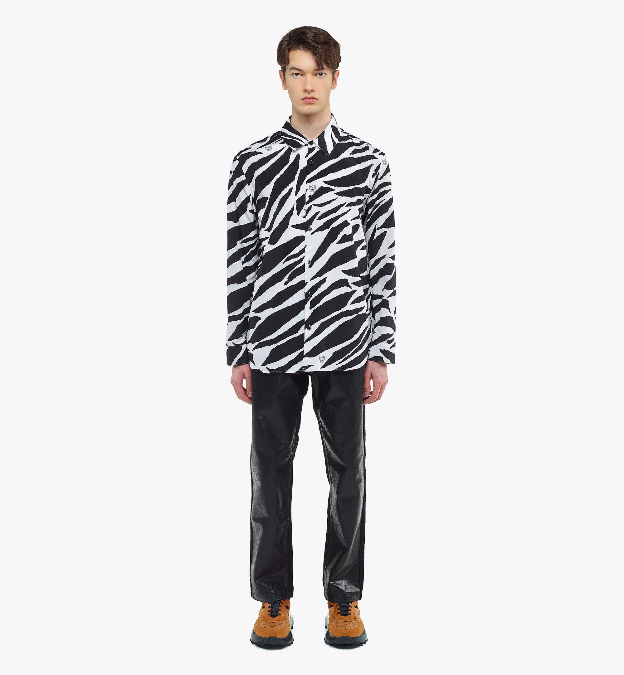 MCM M MCM COL SAFARI SHIRT BW、ミディアム Black MHHDSMM01BW00M ほかの角度から見る 2