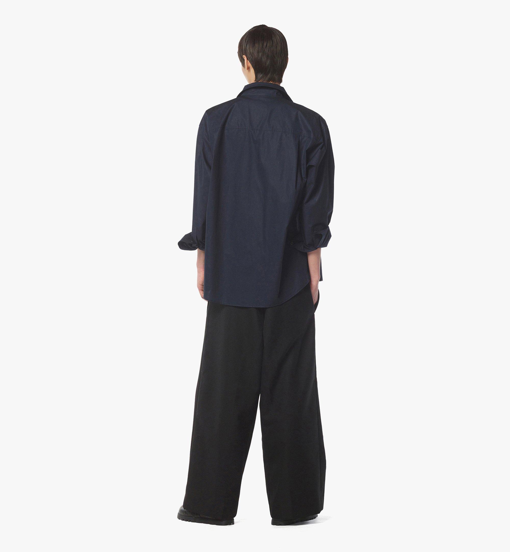 46 IT Laurel Poplin Shirt Blue | MCM ®US