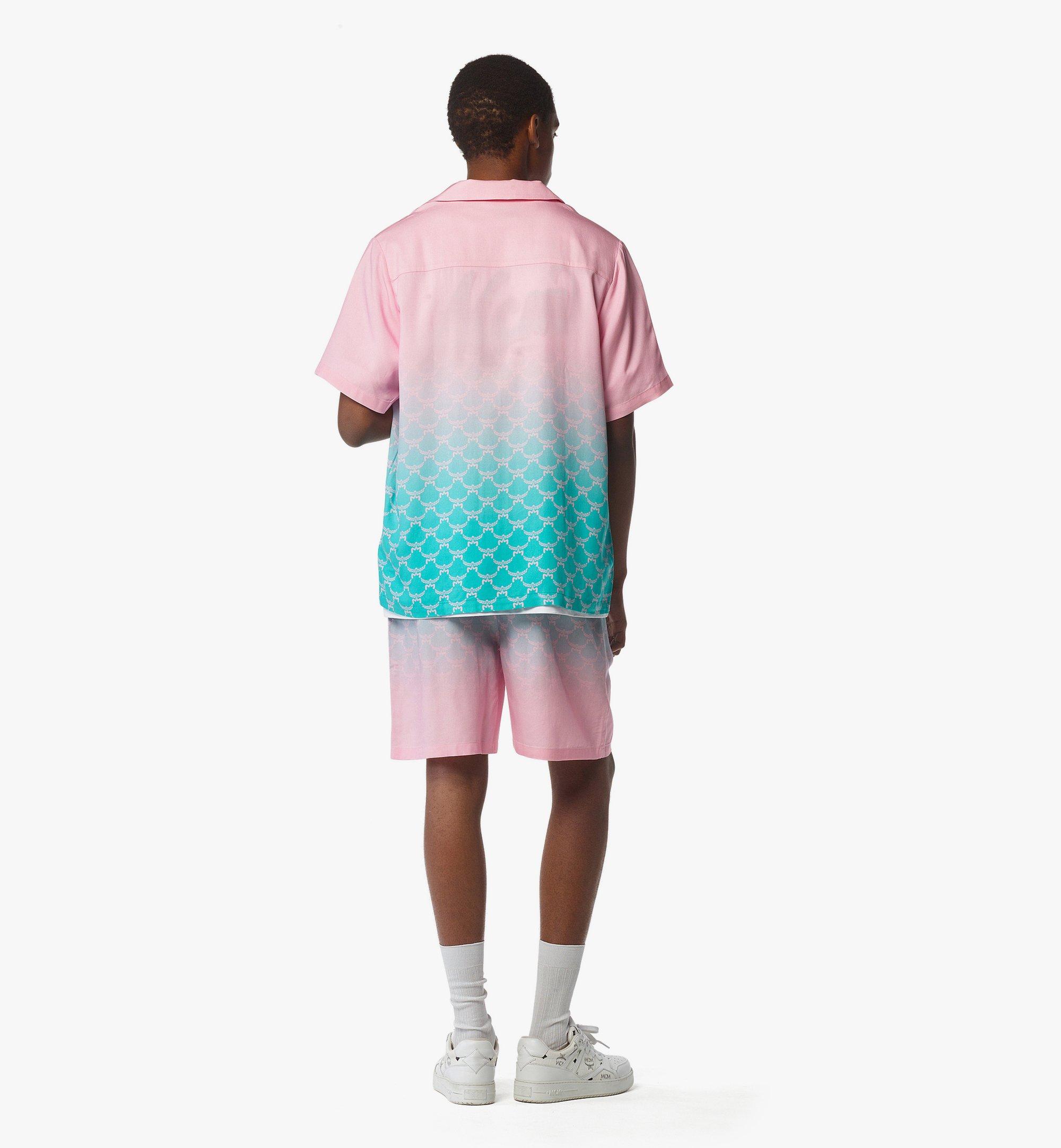 MCM MCM x SNIPES Gradation Monogram Shirt Pink MHHFSMM04Q400L Alternate View 3