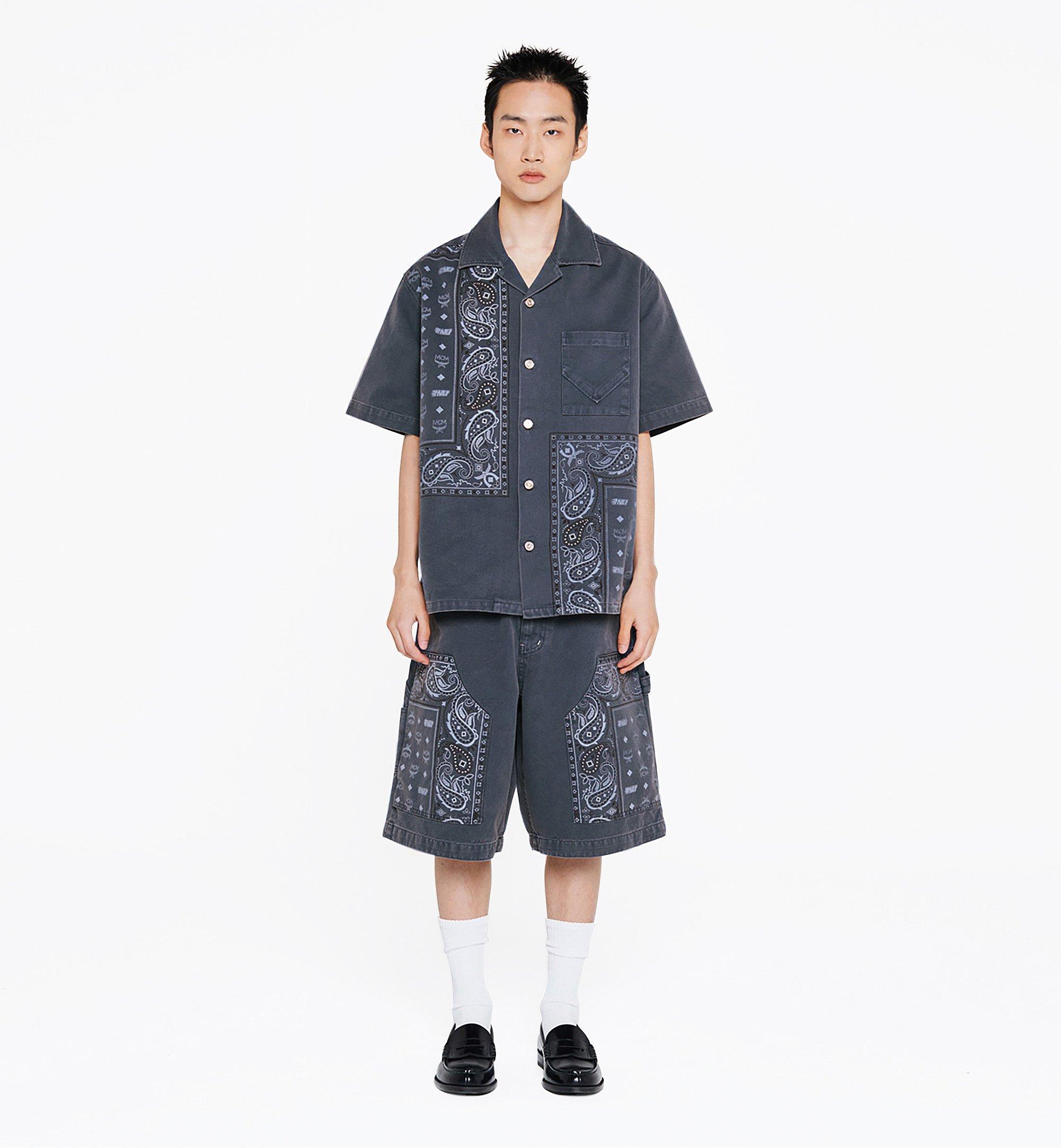 MCM X KASINA Bandana Monogram Shirt in Oxford Cotton
