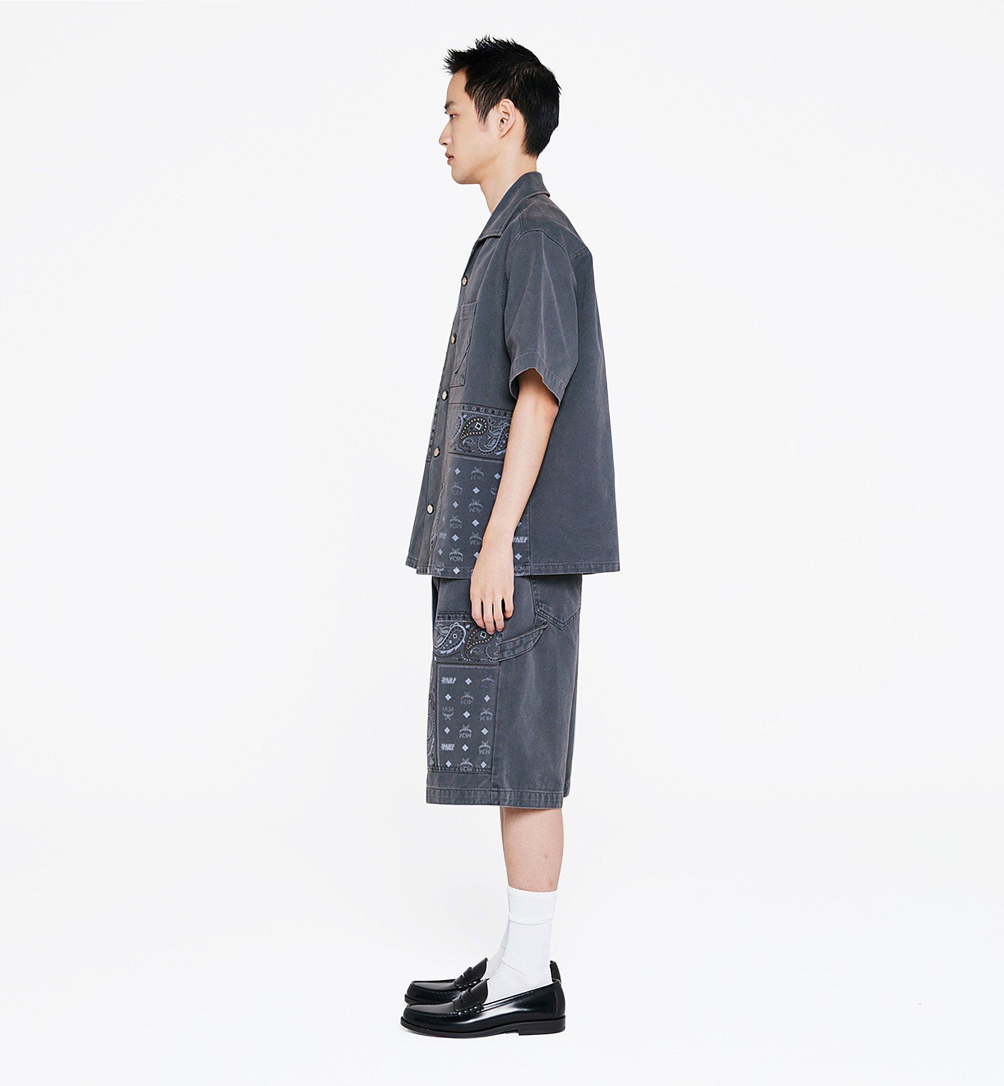 MCM MCM X KASINA Bandana Monogram Shirt in Oxford Cotton  MHHFSMM05V500L Alternate View 2