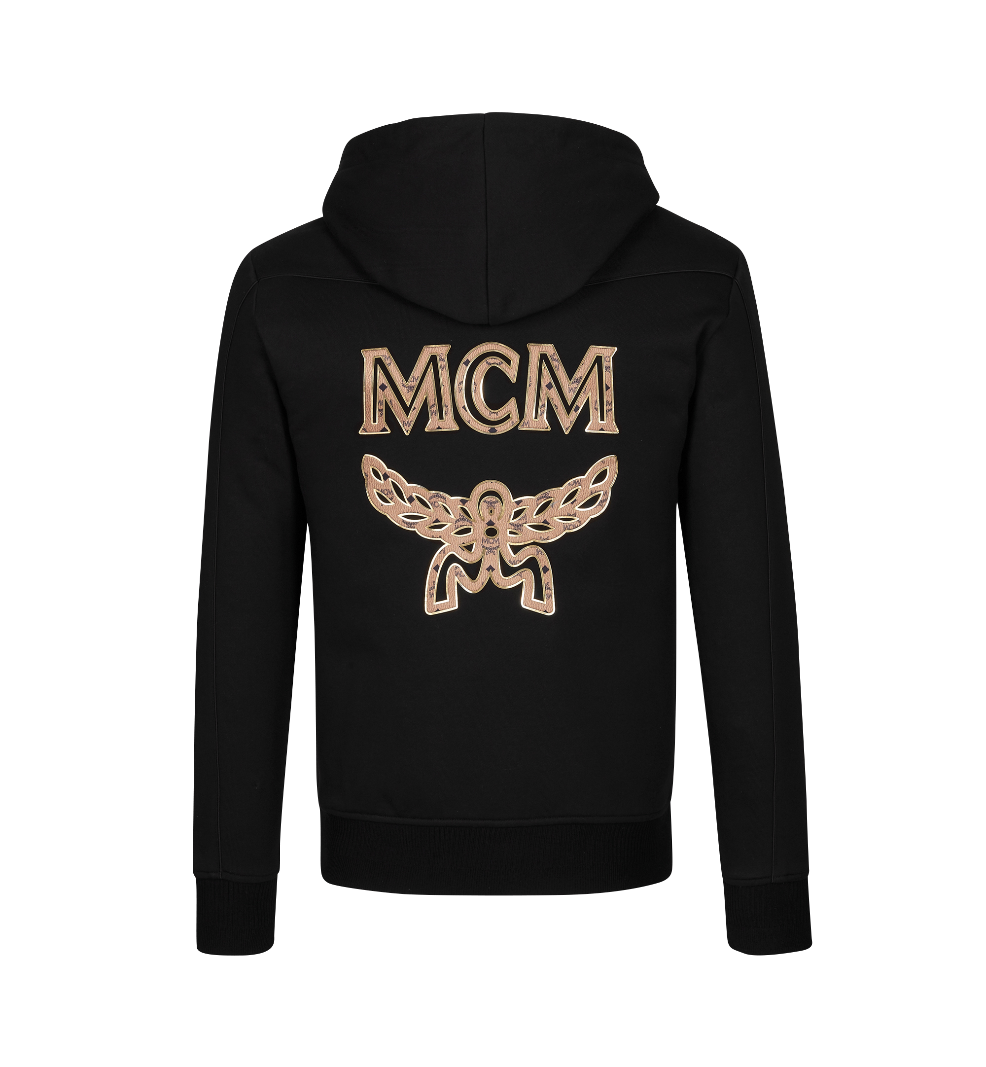 Large Men's Classic Logo Zip Hoodie Black | MCM ®AT