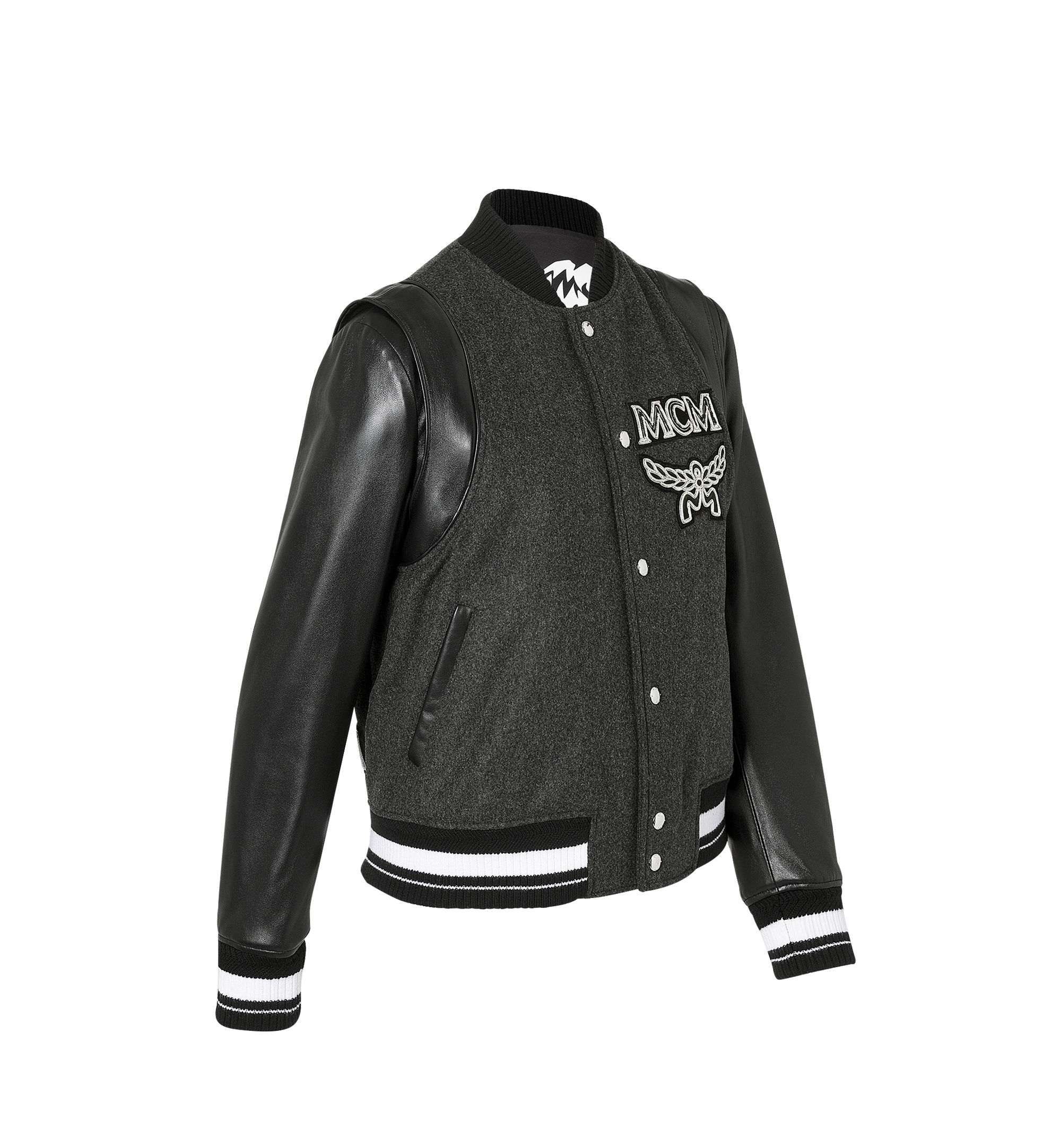 MCM Men's Stadium Jacket  MHJ8AMM27EG00S Alternate View 1