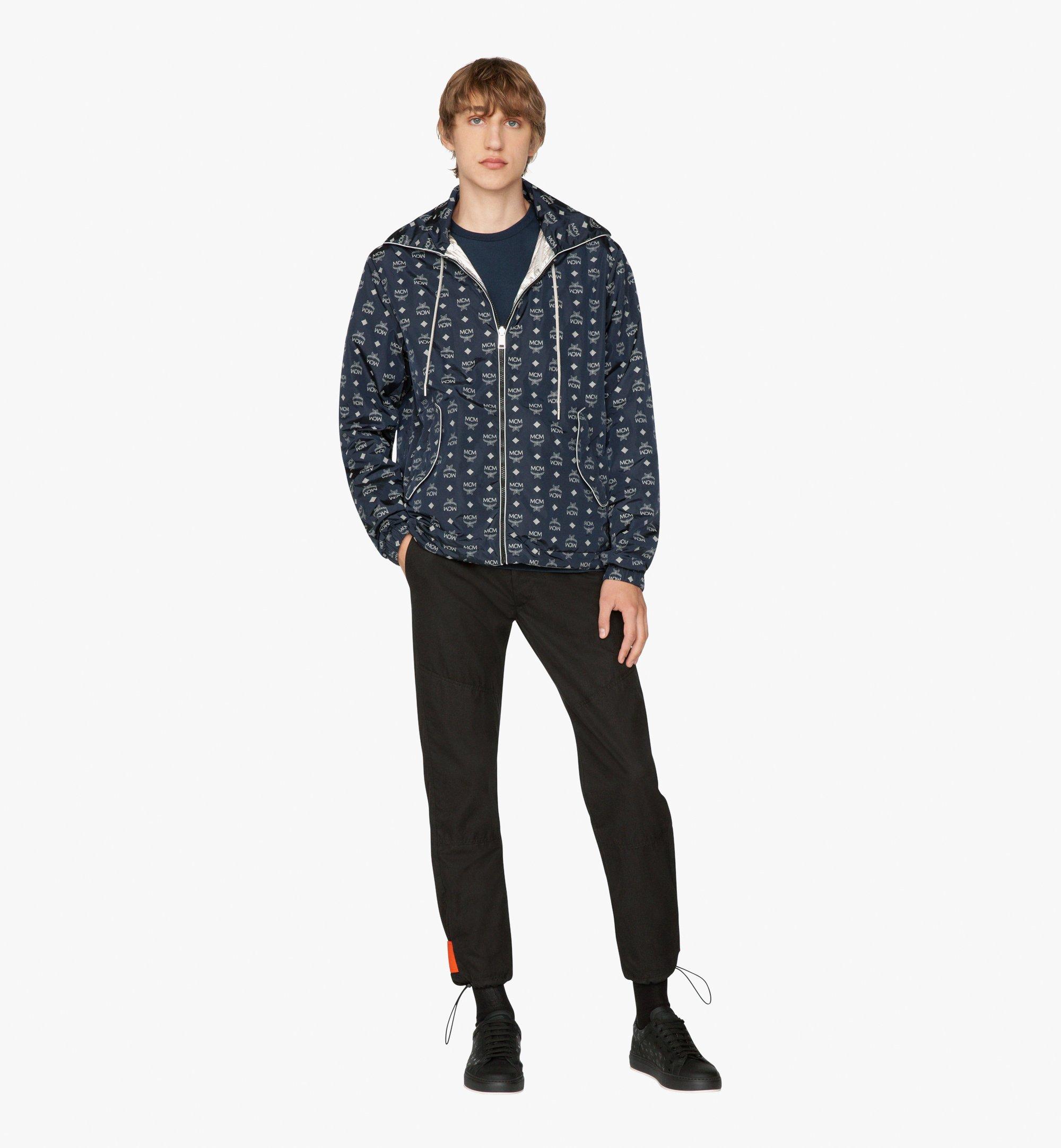 MCM Men's Resnick Windbreaker in Reflective Logo Nylon  MHJ9ARA02VE0XL Alternate View 2