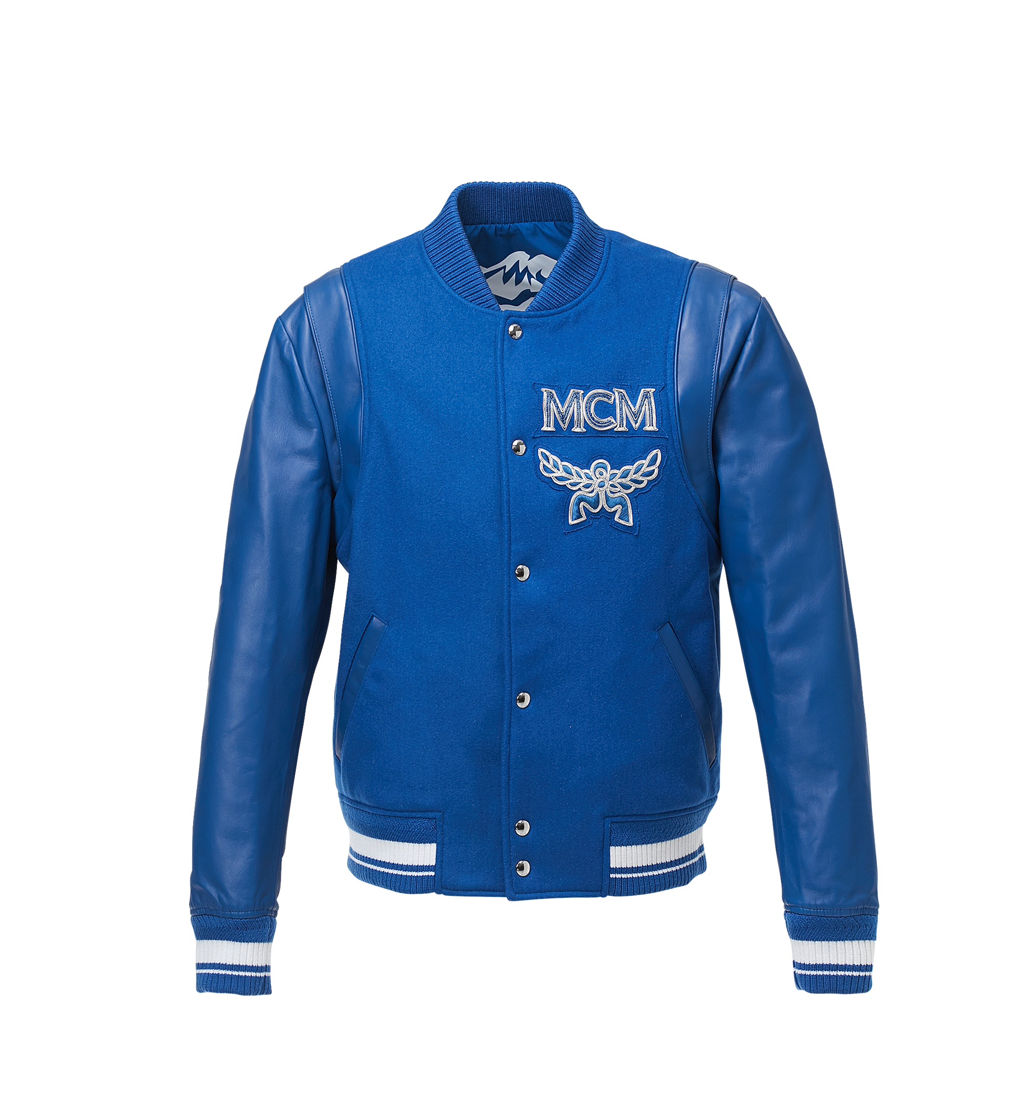 Large Men's Stadium Jacket Blue | MCM ®US