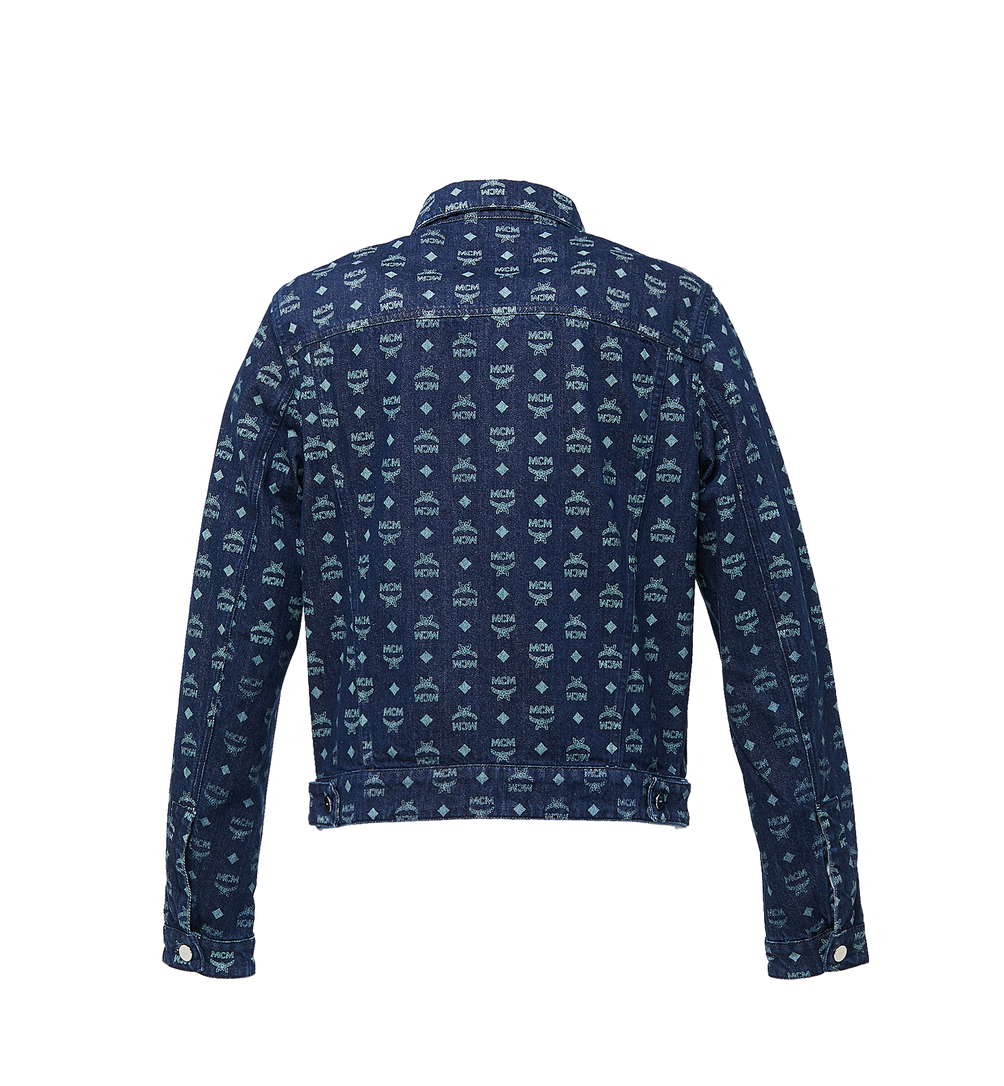 MCM Floral Denim Jacket in Blue for Men