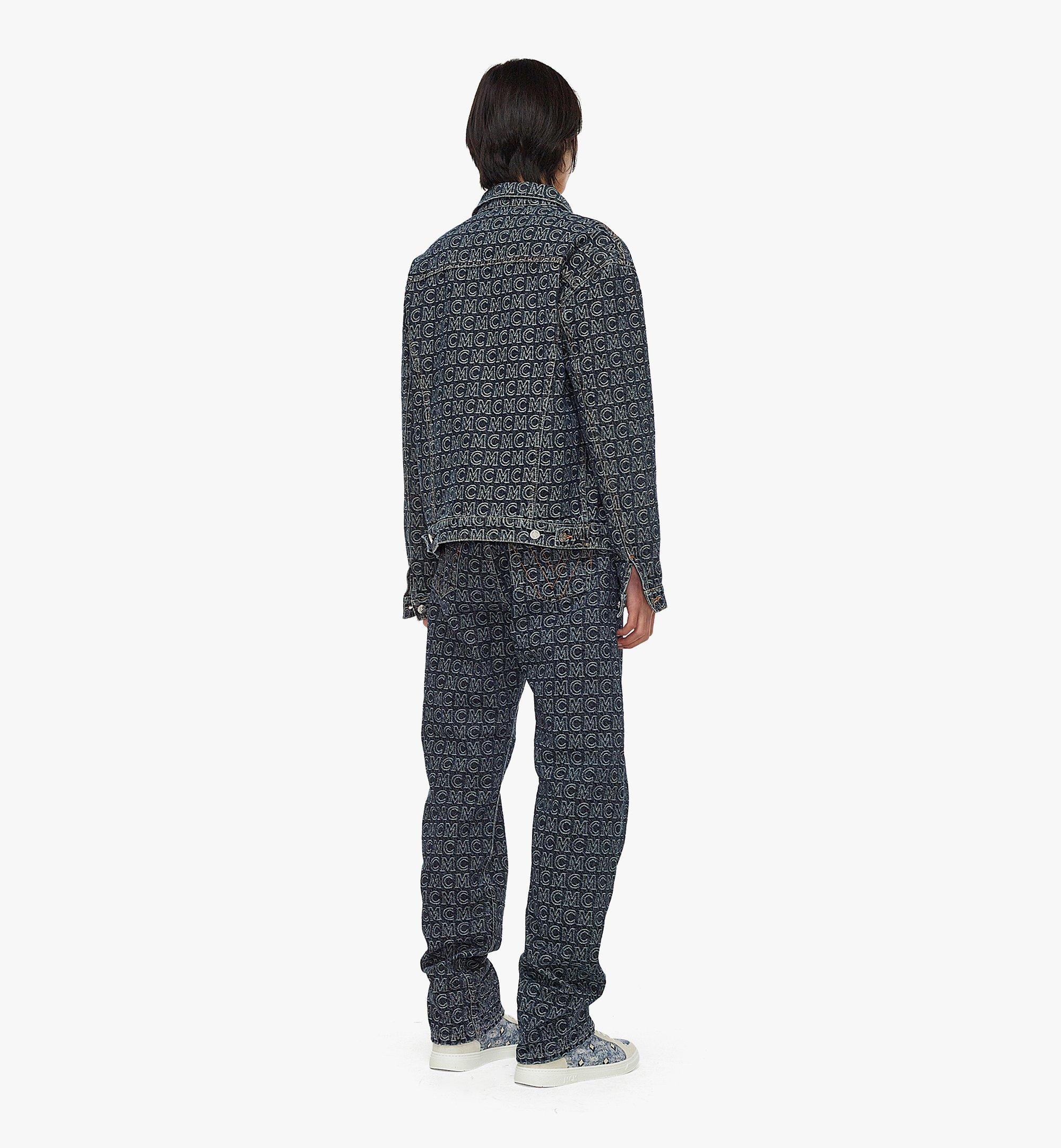 MCM メンズ モノグラム デニムジャケット Blue MHJAADS01VW048 ほかの角度から見る 3