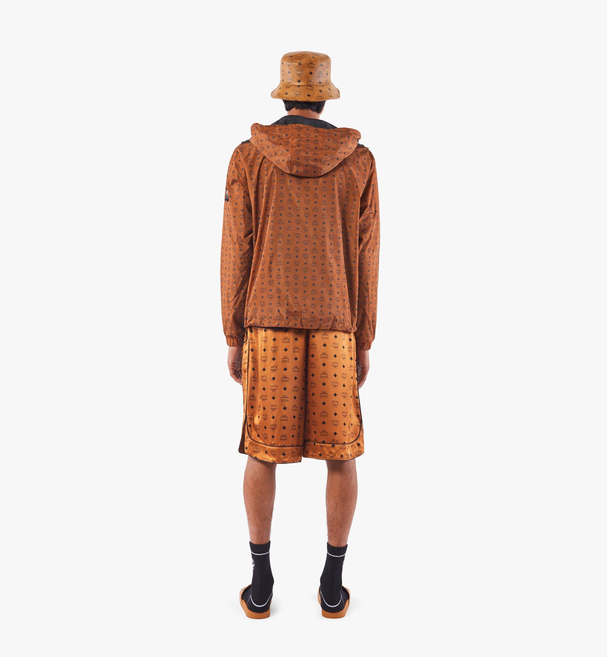 MCM Coupe-vent en nylon monogrammé pour homme Cognac MHJAAMM08CO048 Plus de photos 3