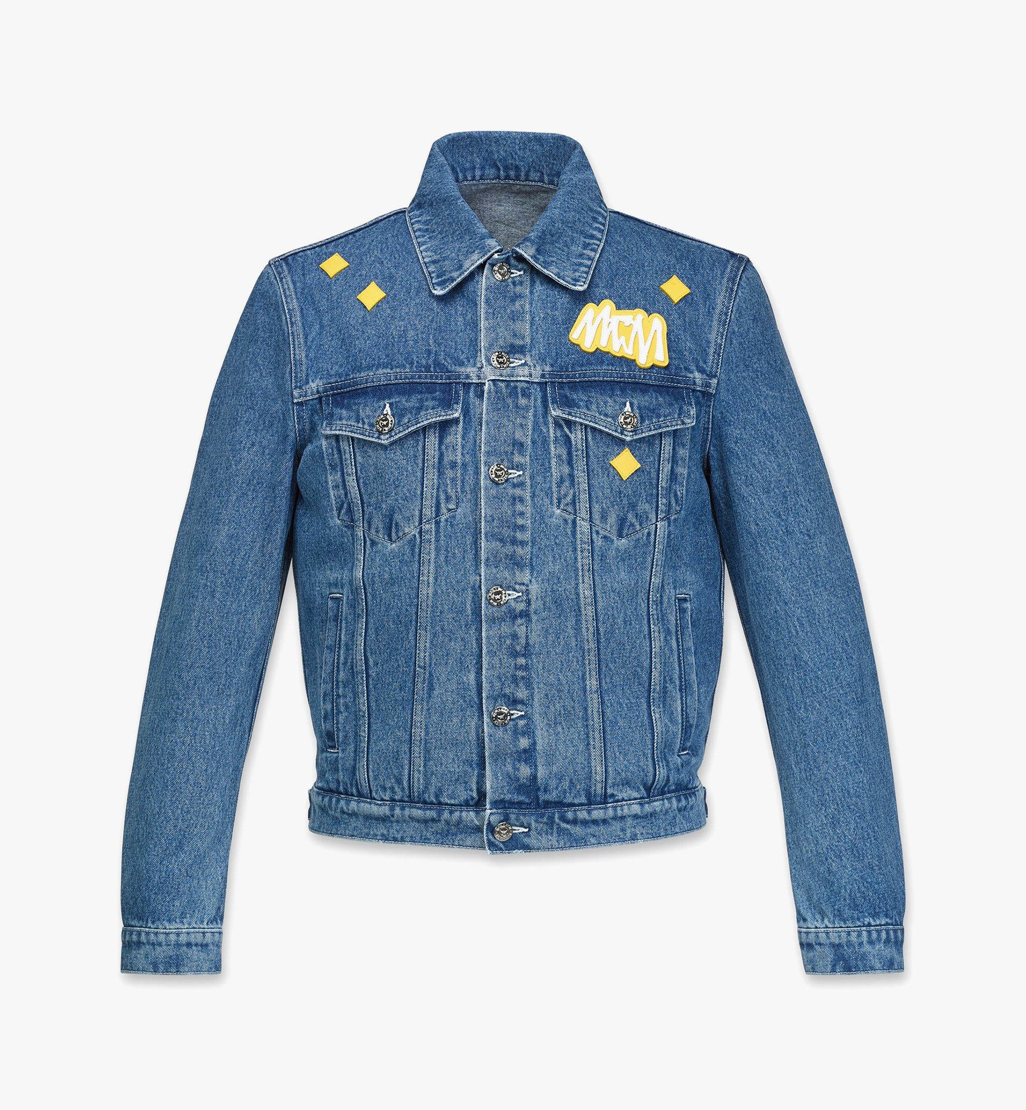 MCM MCM Sommer デニム ジャケット Blue MHJCAMM01LL00L ほかの角度から見る 1