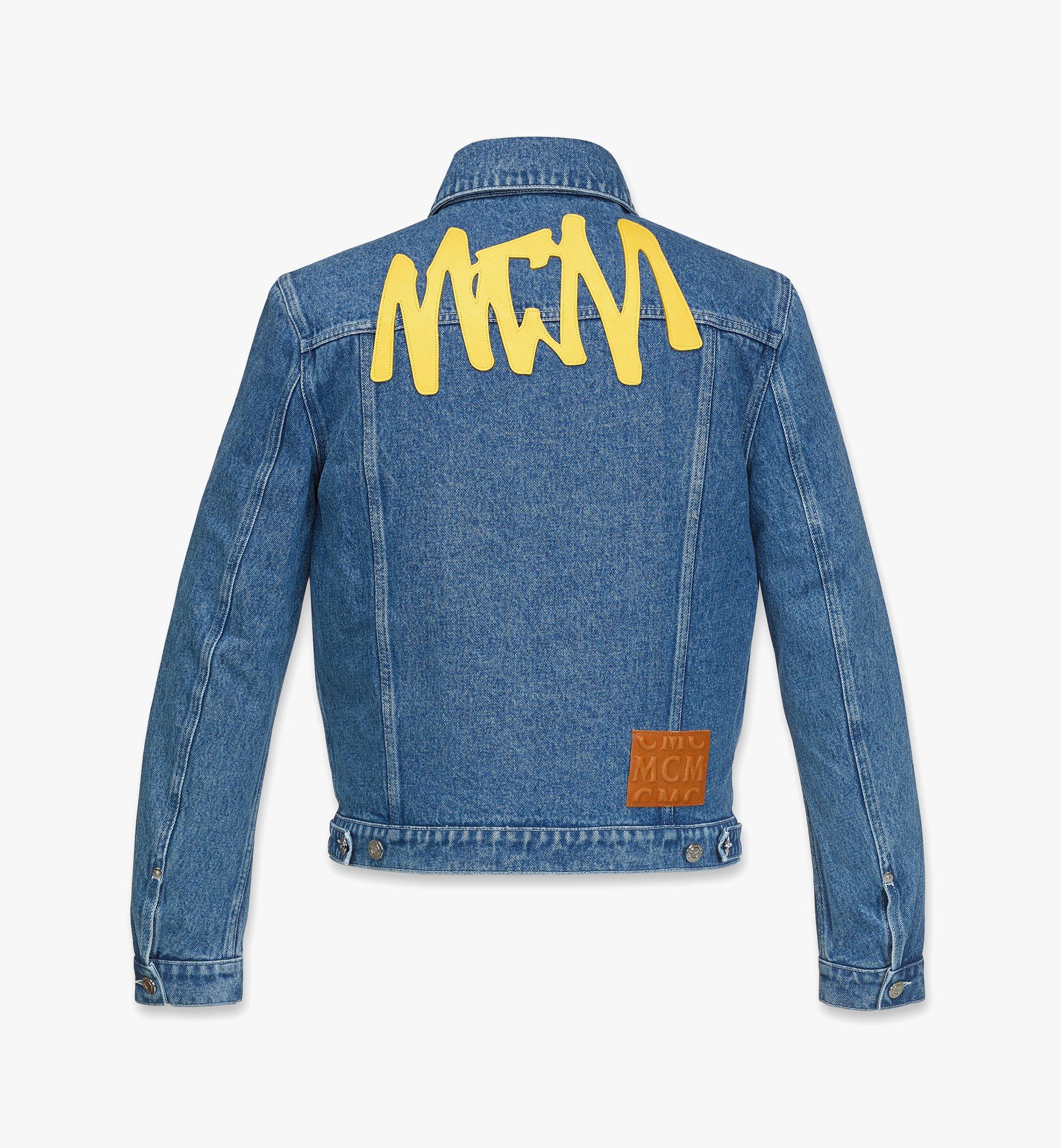 MCM MCM Sommer デニム ジャケット Blue MHJCAMM01LL00L ほかの角度から見る 1