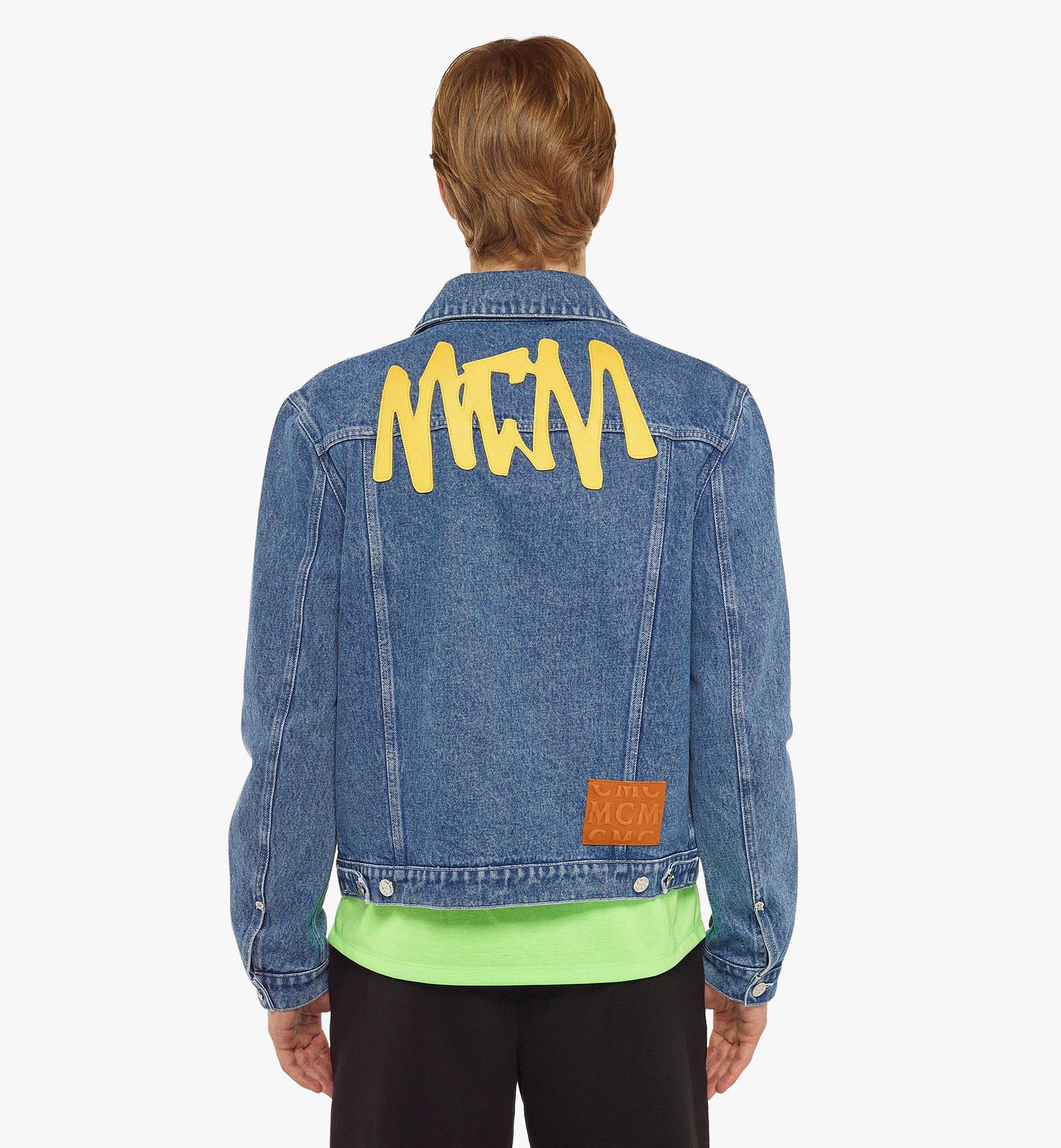 MCM MCM Sommer デニム ジャケット Blue MHJCAMM01LL00L ほかの角度から見る 4