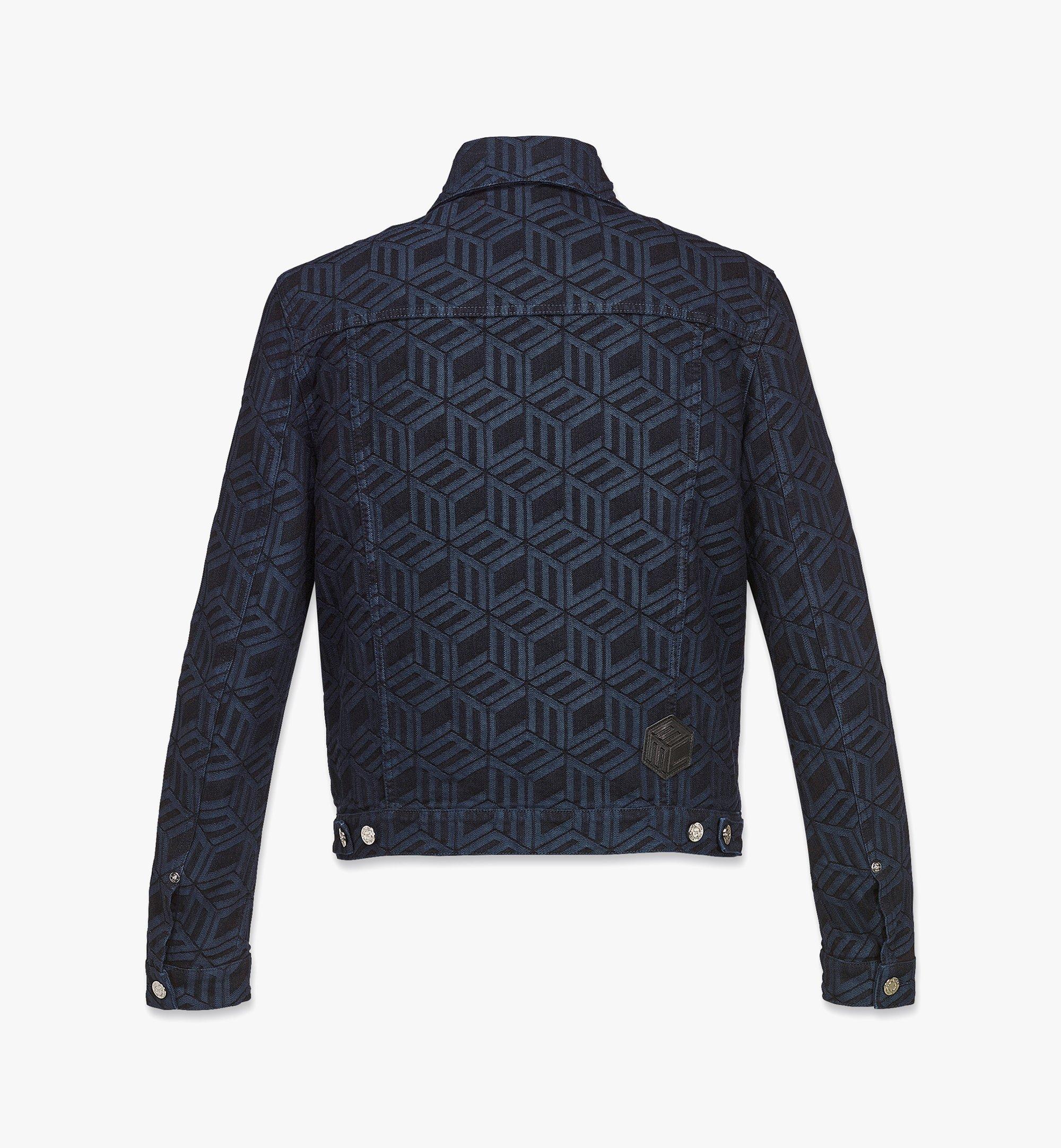 MCM メンズ キュービック モノグラム デニム ジャケット Blue MHJCAMM05LI00L ほかの角度から見る 1
