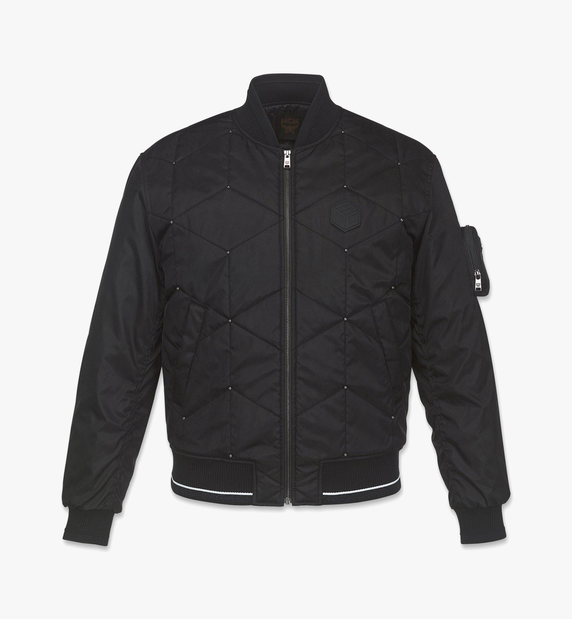 Medium Men's Après Ski Bomber Jacket in Recycled Nylon Black | MCM ®US