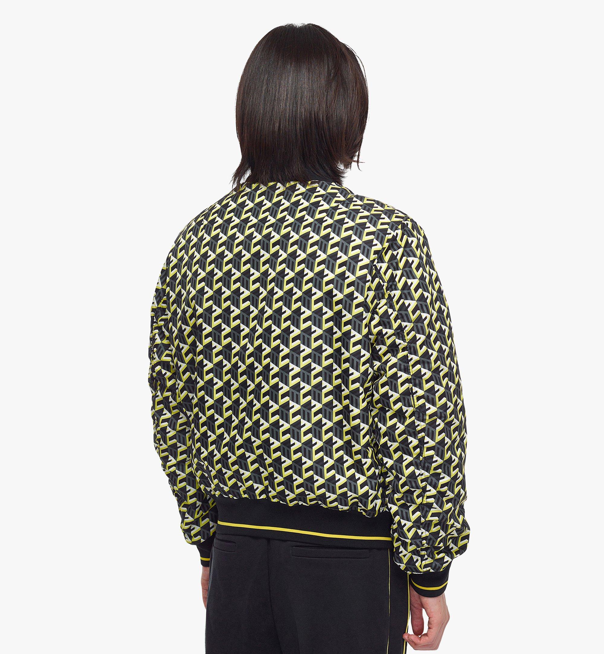 MCM Cubic Monogram男士印花尼龙飞行员夹克 Yellow MHJCSCK08YW0XL 更多视角 2