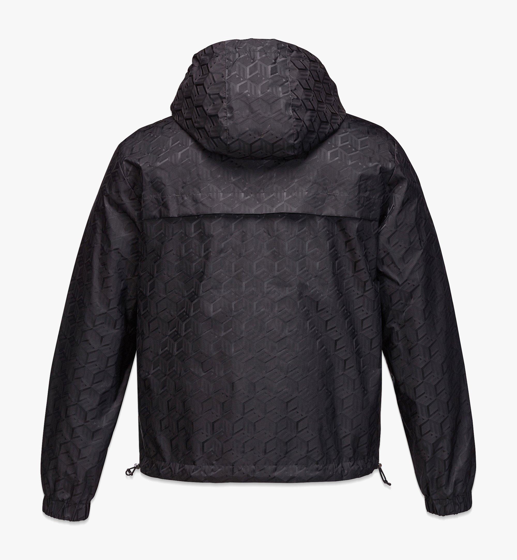 X-Large Cubic Monogram Jacquard Windbreaker in ECONYL® Black | MCM ®CN