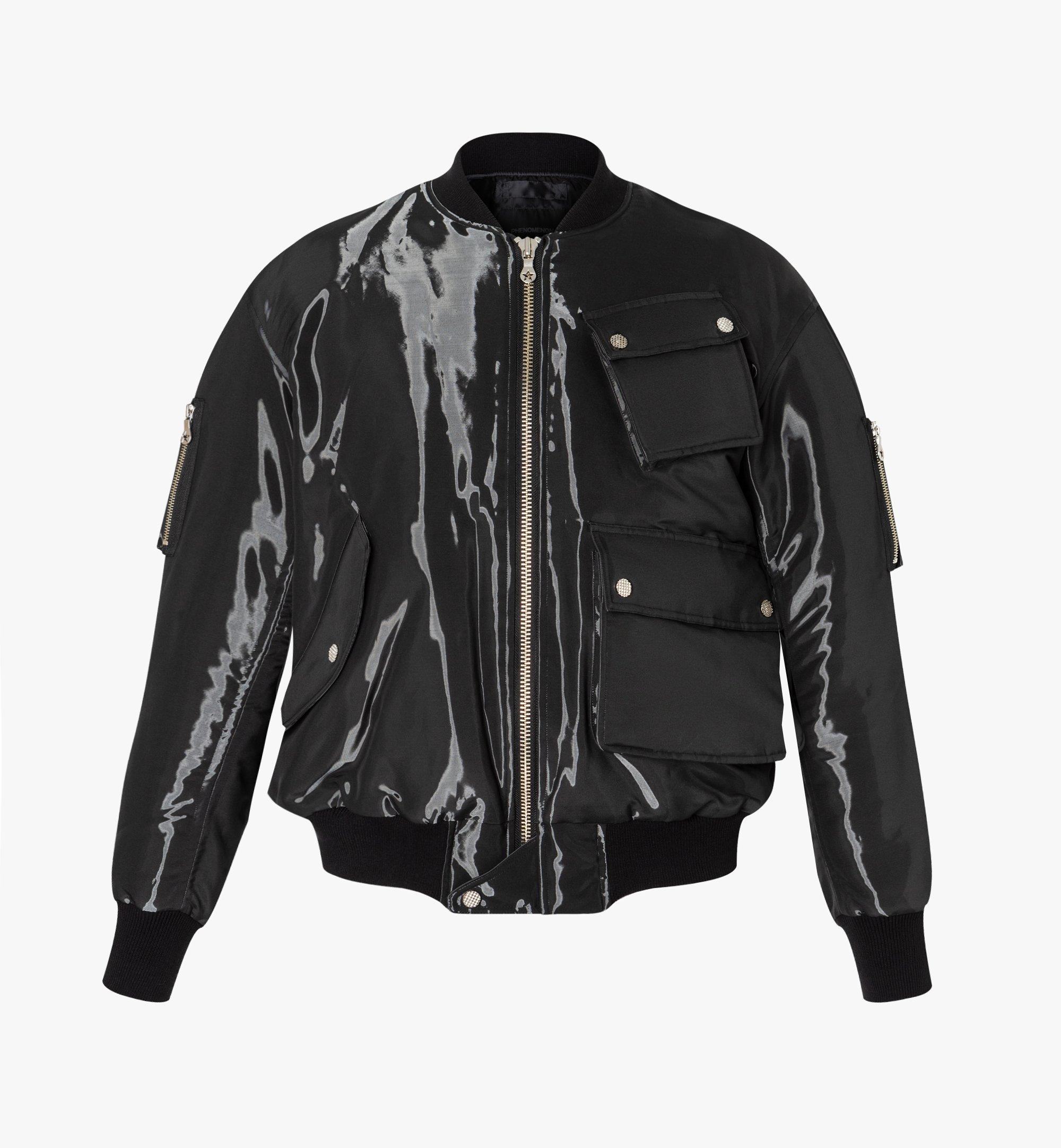 MCM PHENOMENON Bomber Jacket Black MHJDAJA02BK00M ほかの角度から見る 1